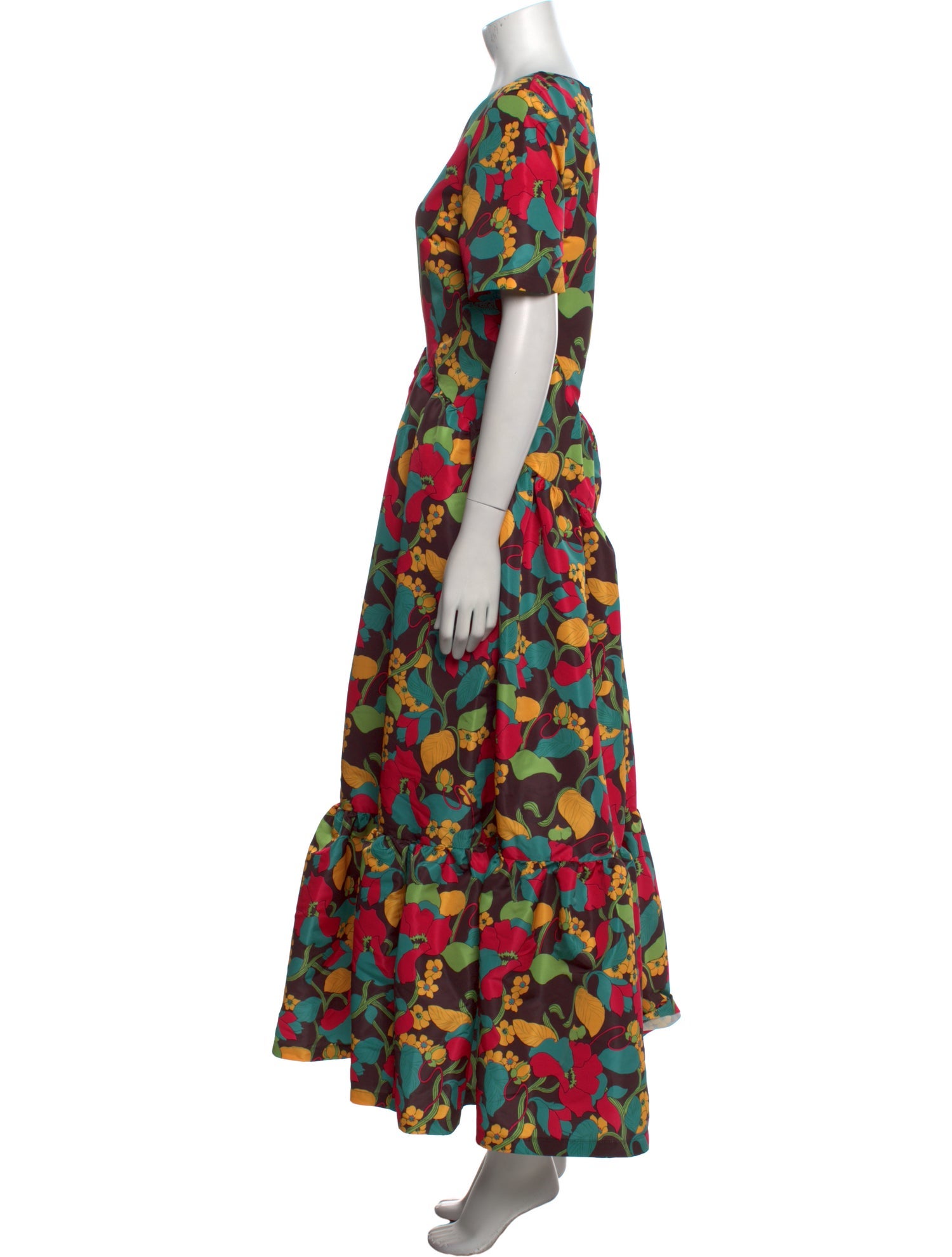La DoubleJ Floral Print Long Dress w/ Tags