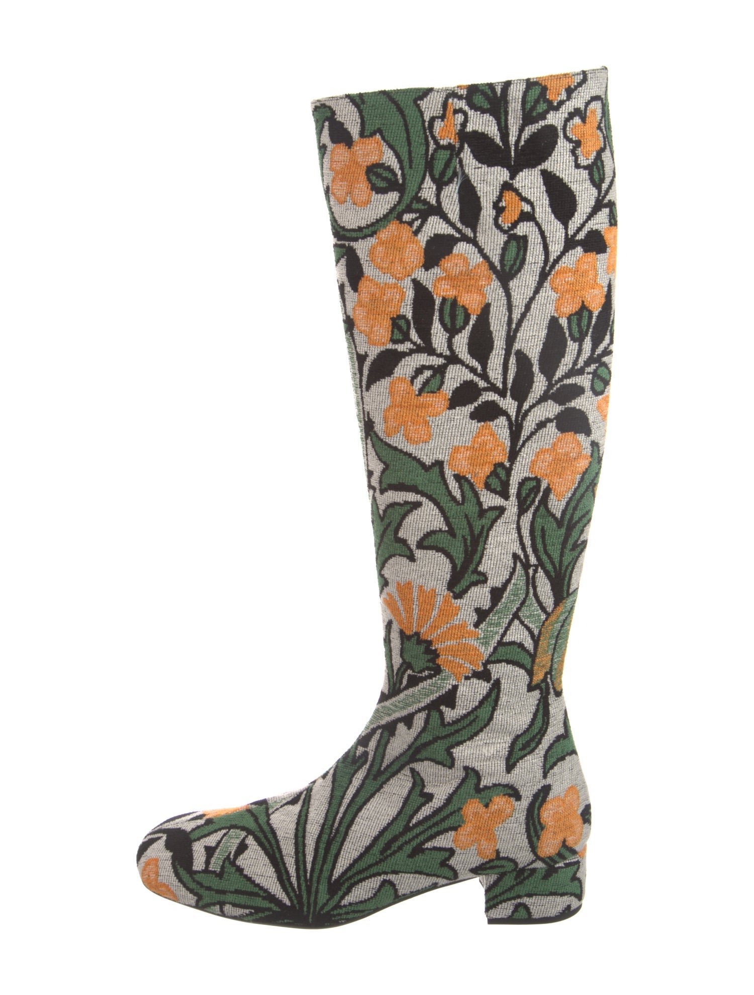 La DoubleJ Canvas Floral Print Boots