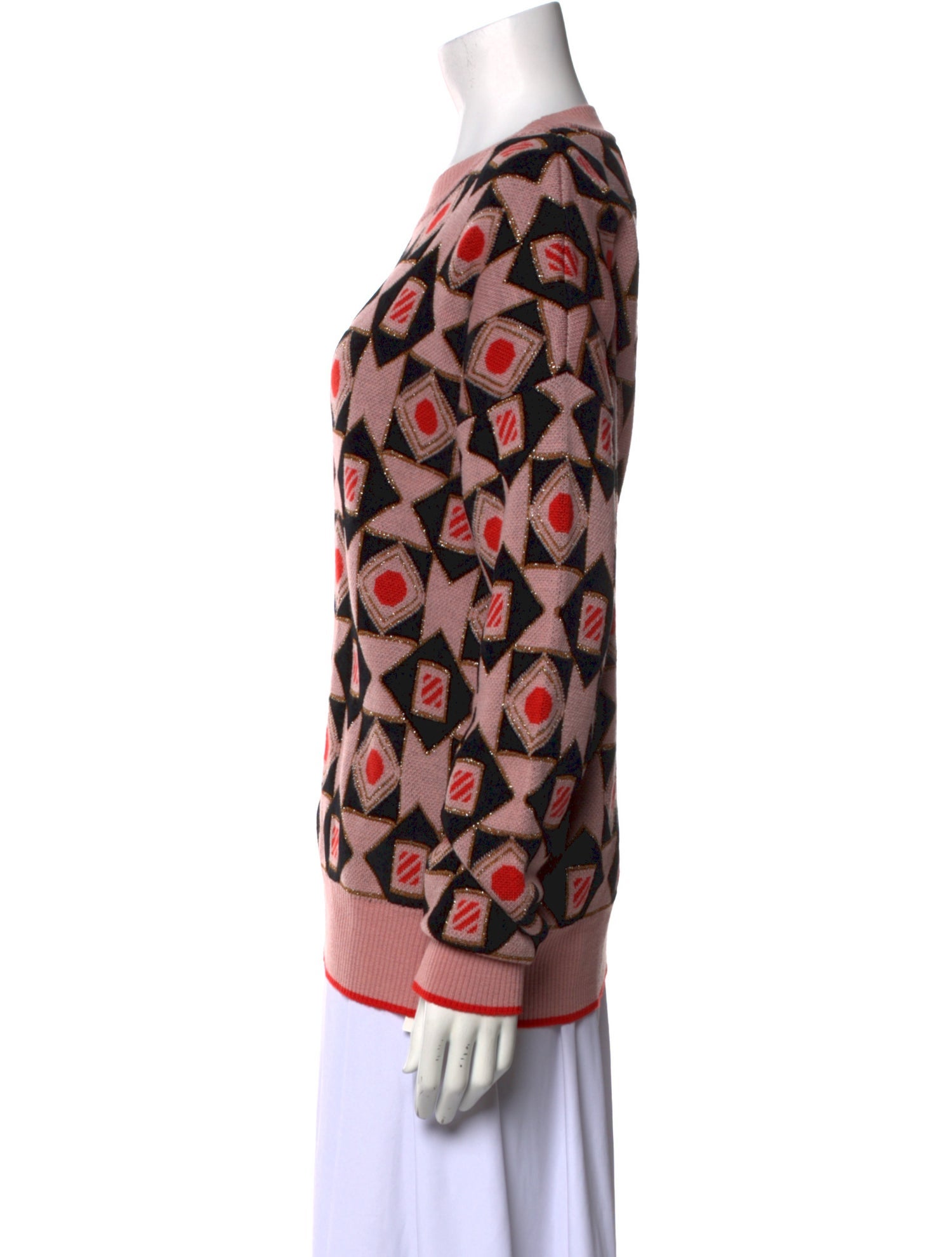 La DoubleJ Wool Printed Sweater w/ Tags