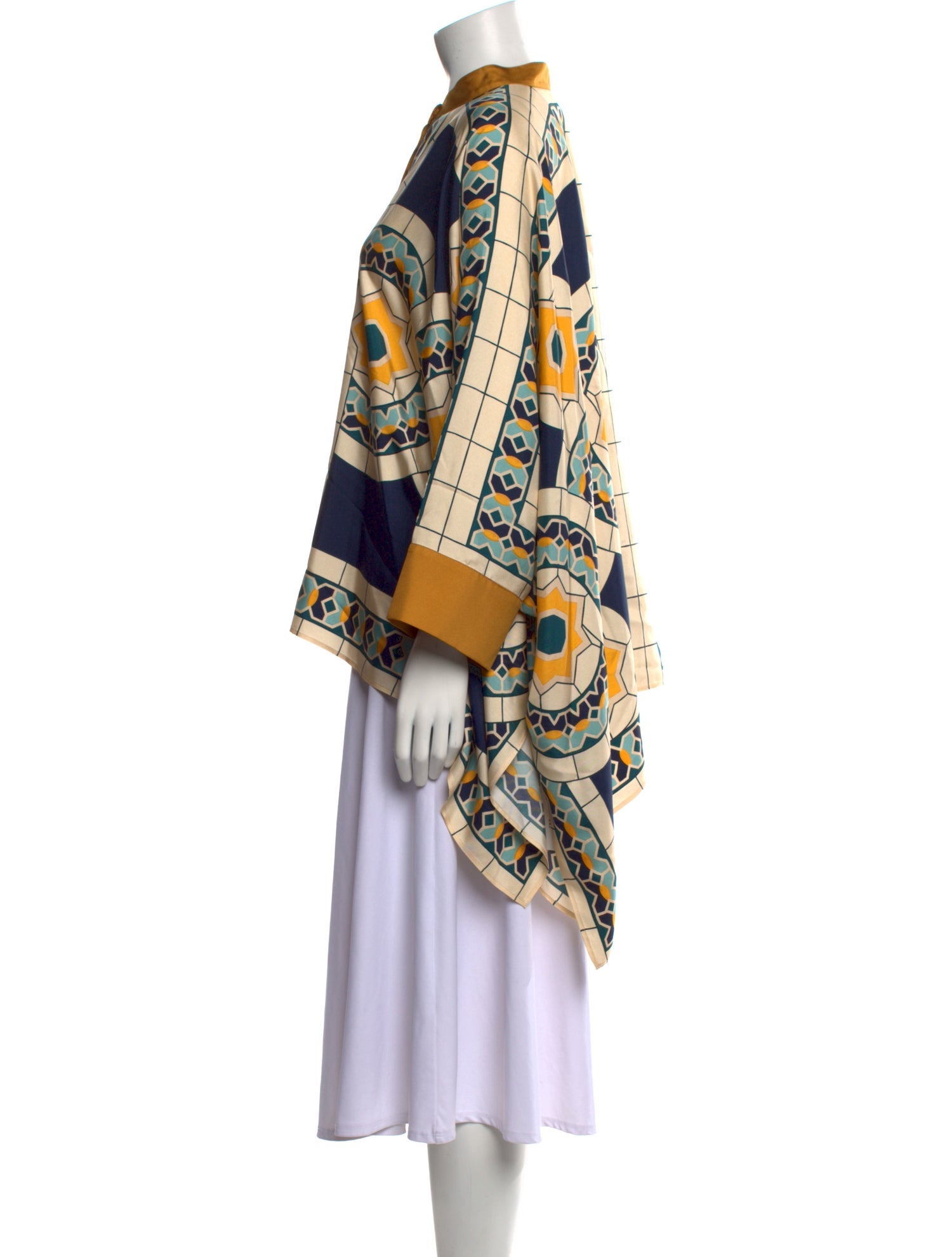 La DoubleJ Silk Printed Blouse