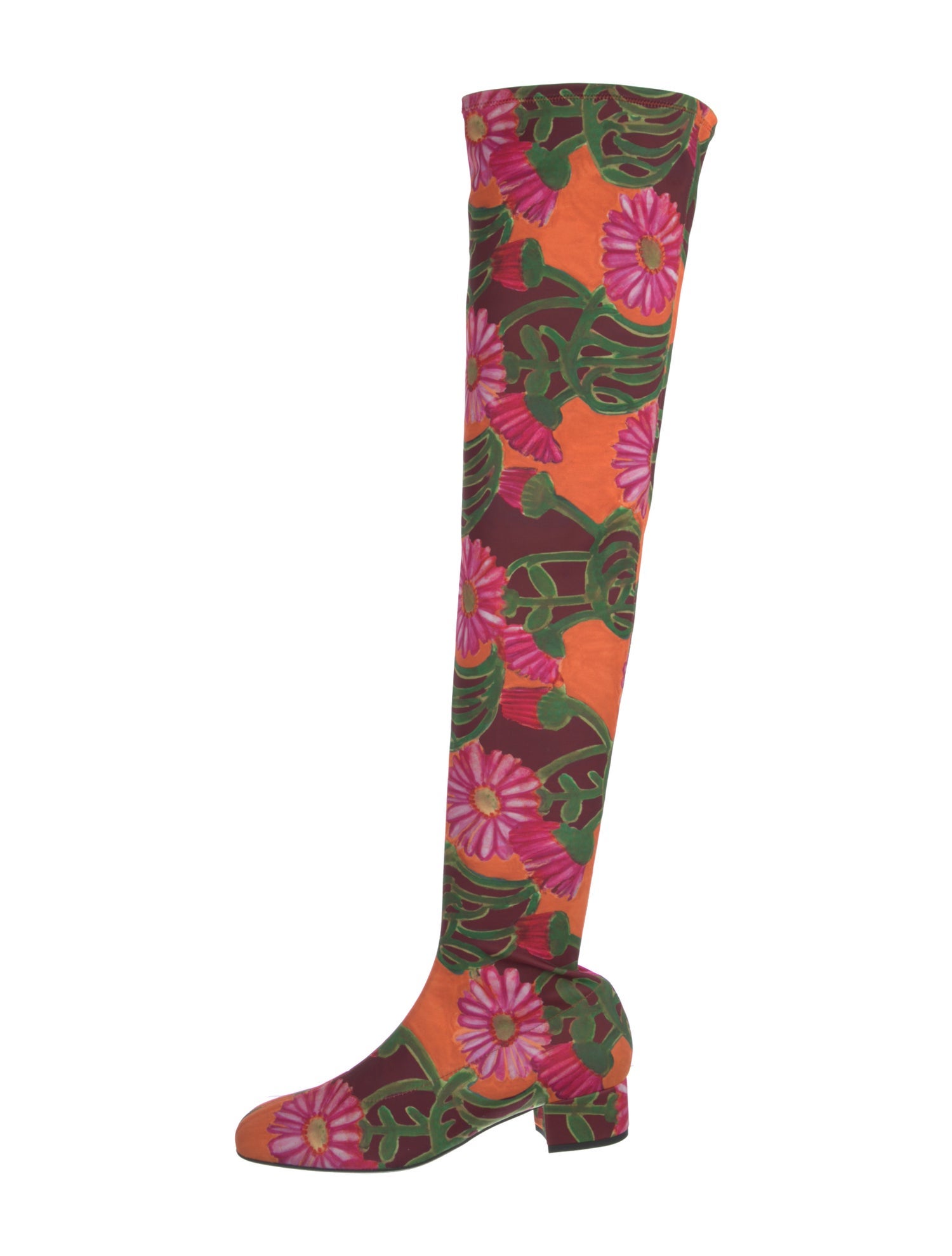 La DoubleJ Floral Print Boots