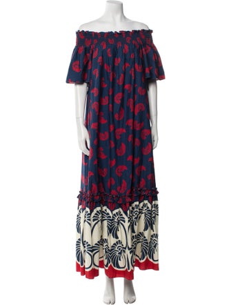 La DoubleJ Printed Long Dress