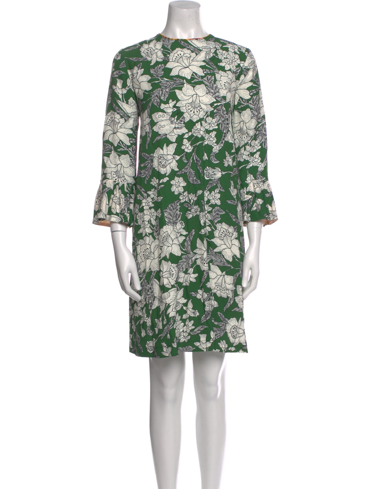 La DoubleJ Floral Print Mini Dress