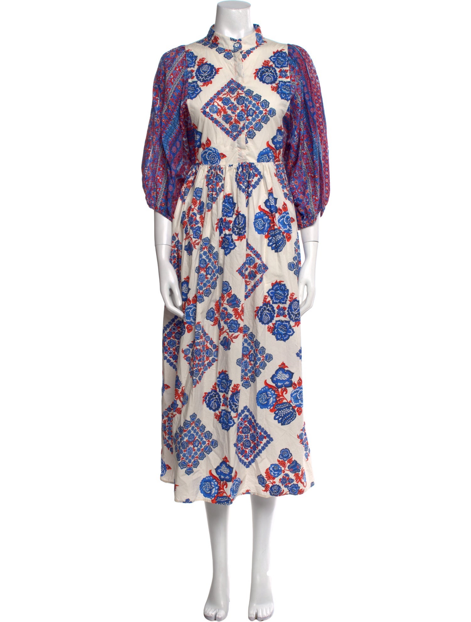 La DoubleJ Paisley Print Long Dress