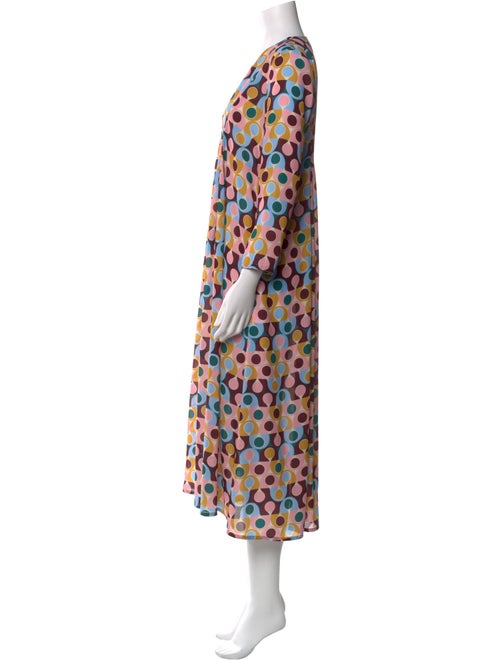 La DoubleJ Polka Dot Print Long Dress