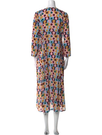 La DoubleJ Polka Dot Print Long Dress