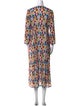 La DoubleJ Polka Dot Print Long Dress
