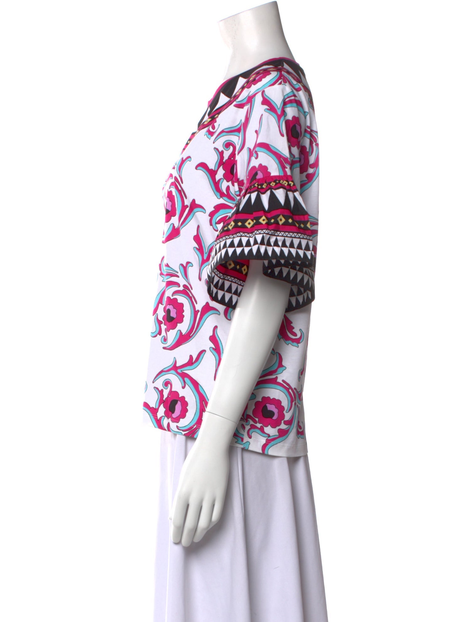 La DoubleJ Printed Crew Neck T-Shirt