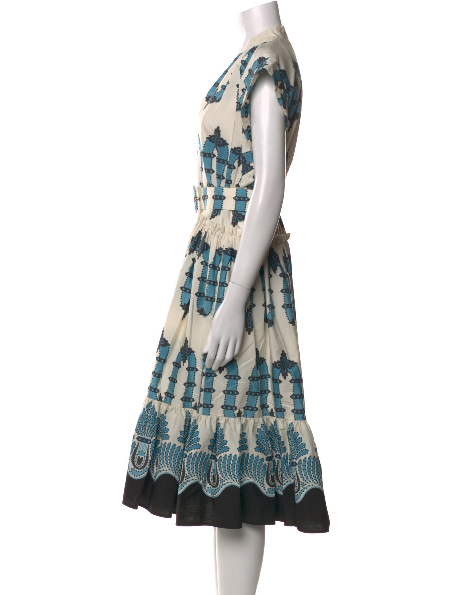 La DoubleJ Printed Midi Length Dress