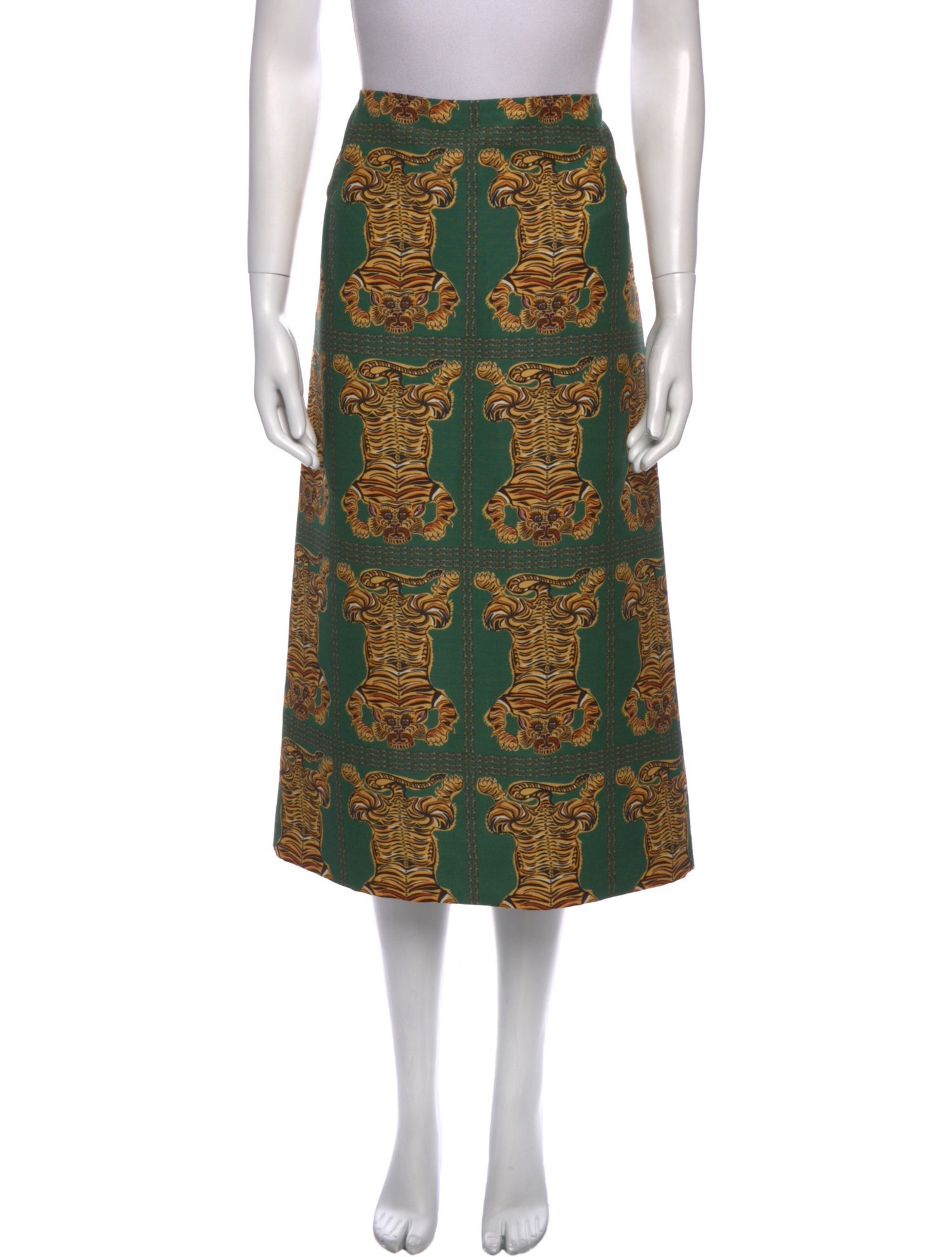 La DoubleJ Wool Midi Length Skirt