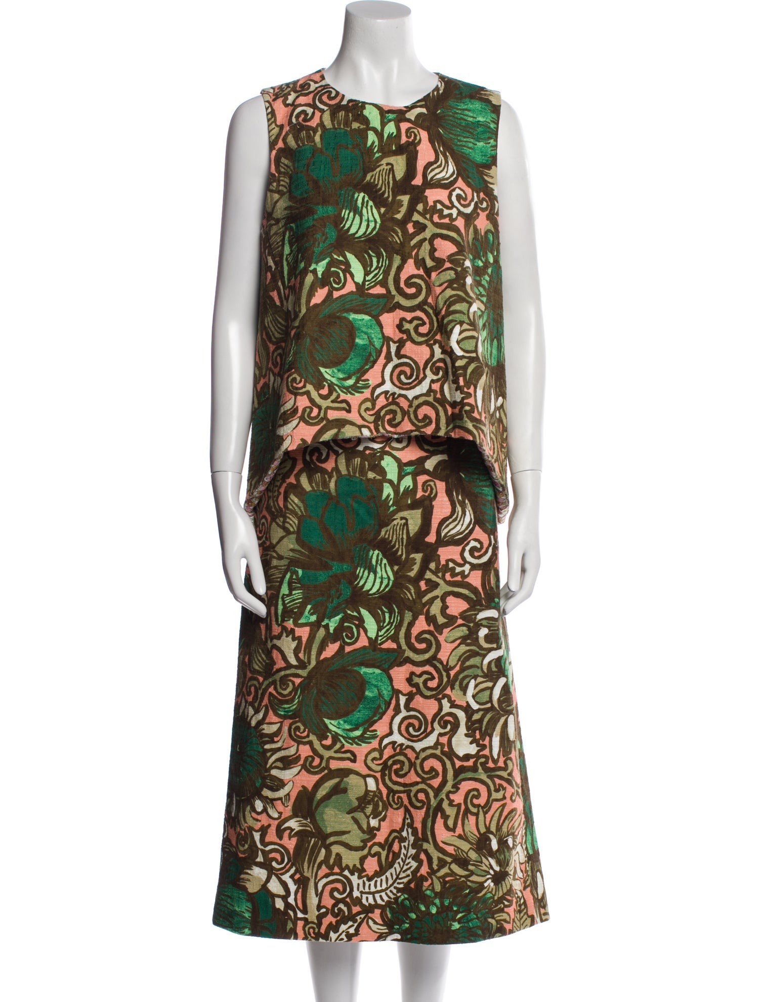 La DoubleJ Printed Skirt Set