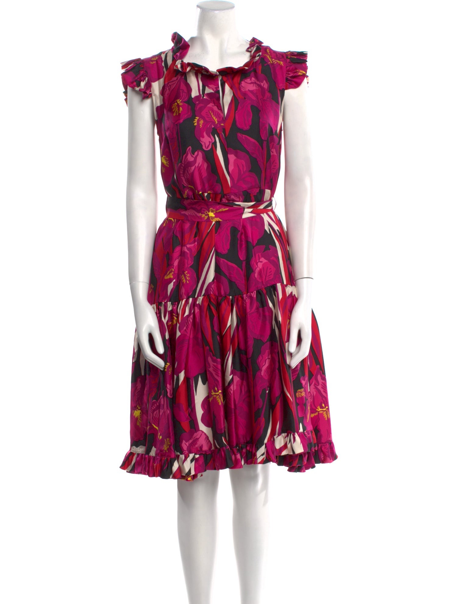 La DoubleJ Silk Knee-Length Dress w/ Tags