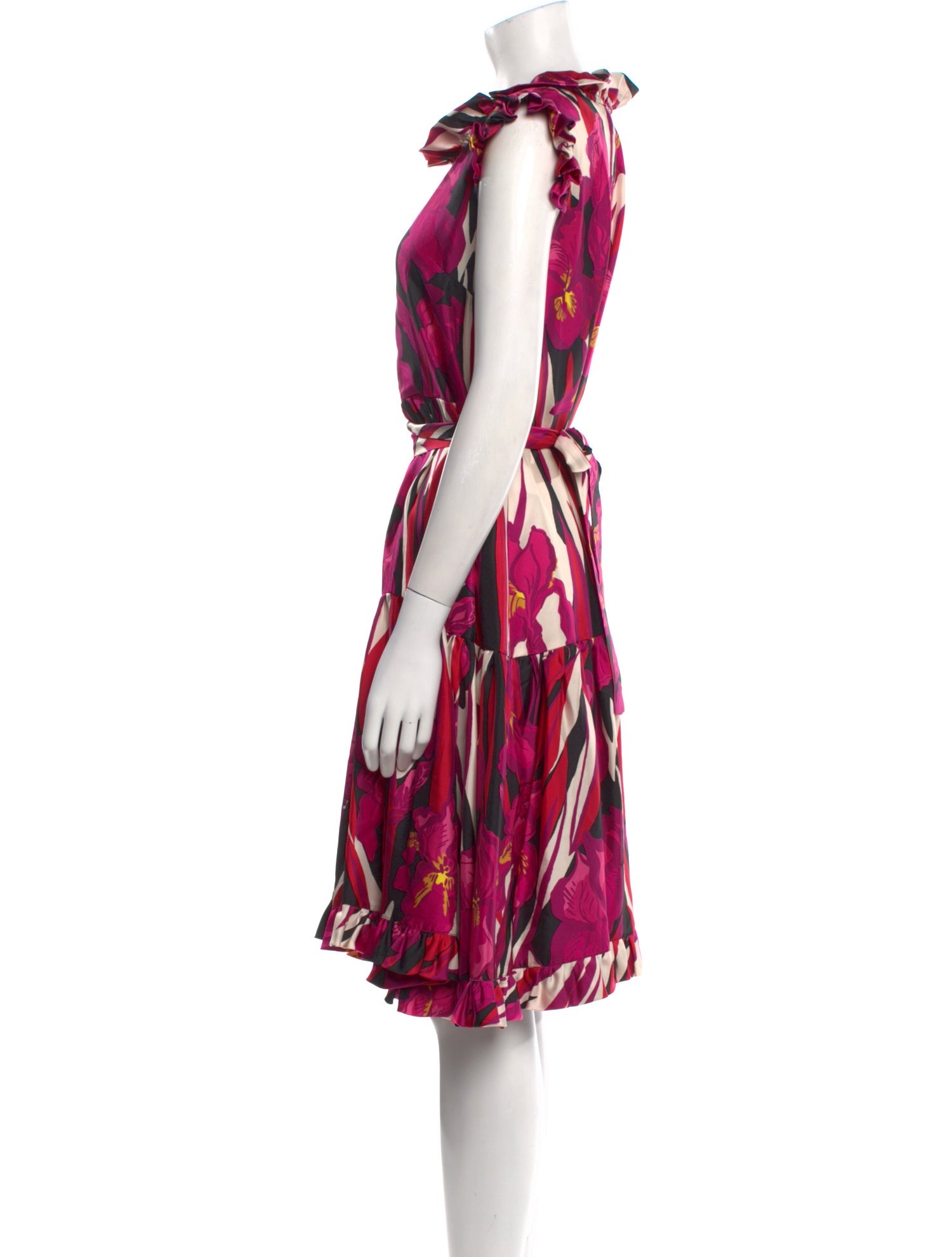 La DoubleJ Silk Knee-Length Dress w/ Tags