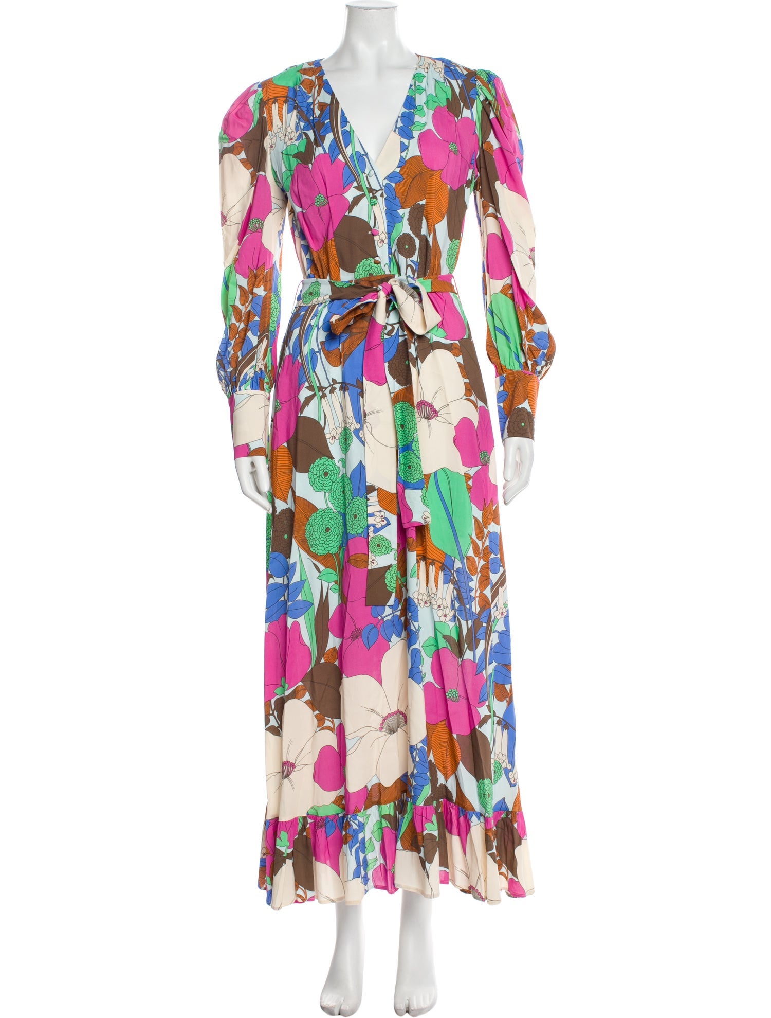 La DoubleJ Floral Print Long Dress
