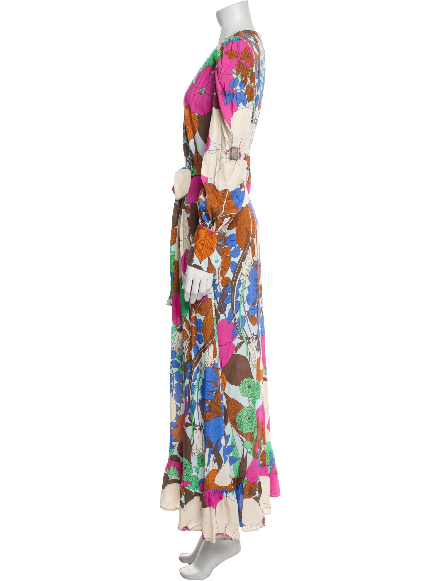 La DoubleJ Floral Print Long Dress