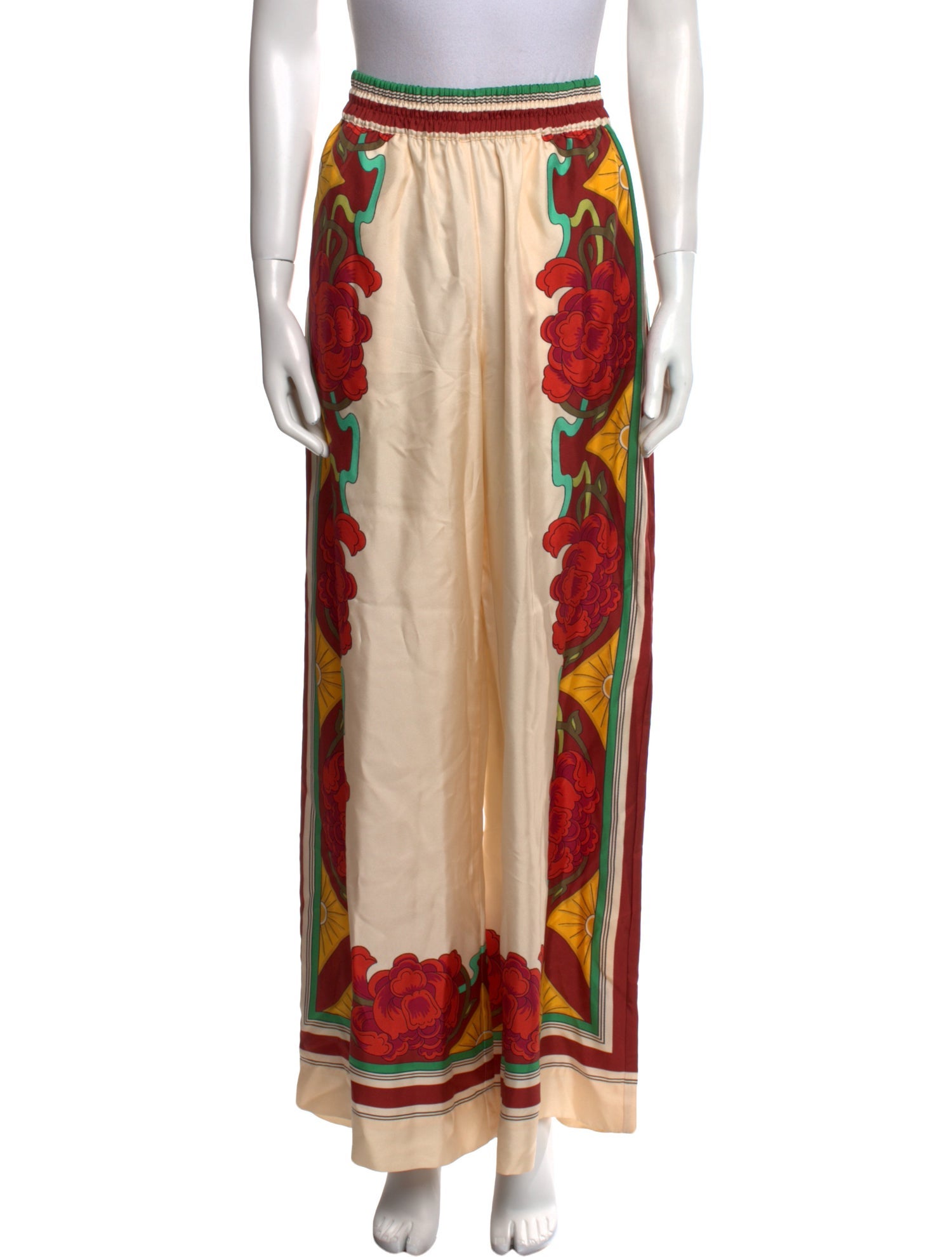La DoubleJ Silk Wide Leg Pants