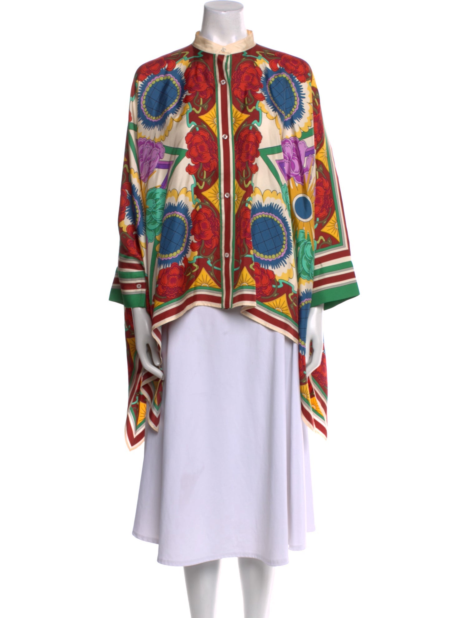 La DoubleJ Silk Printed Blouse