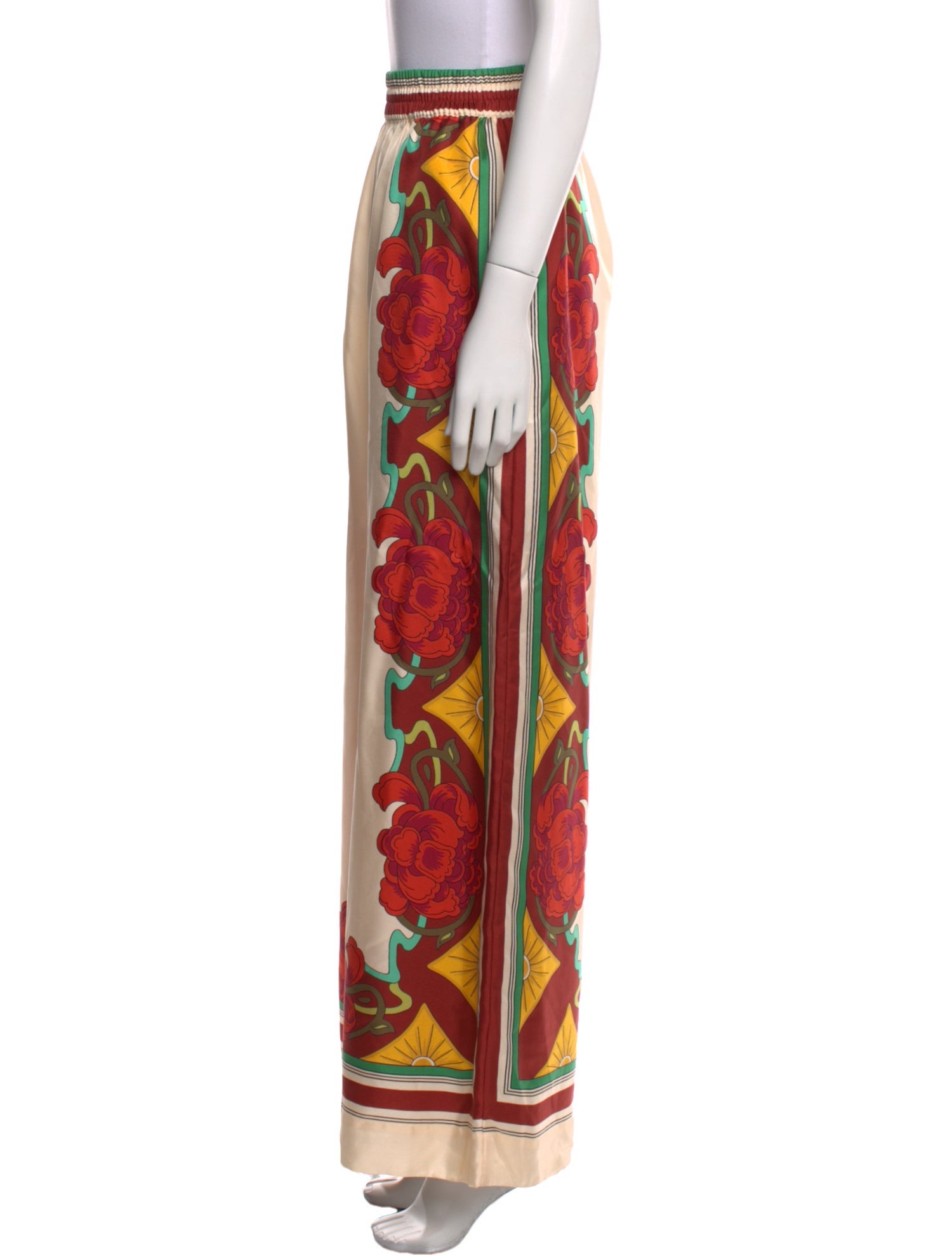 La DoubleJ Silk Wide Leg Pants