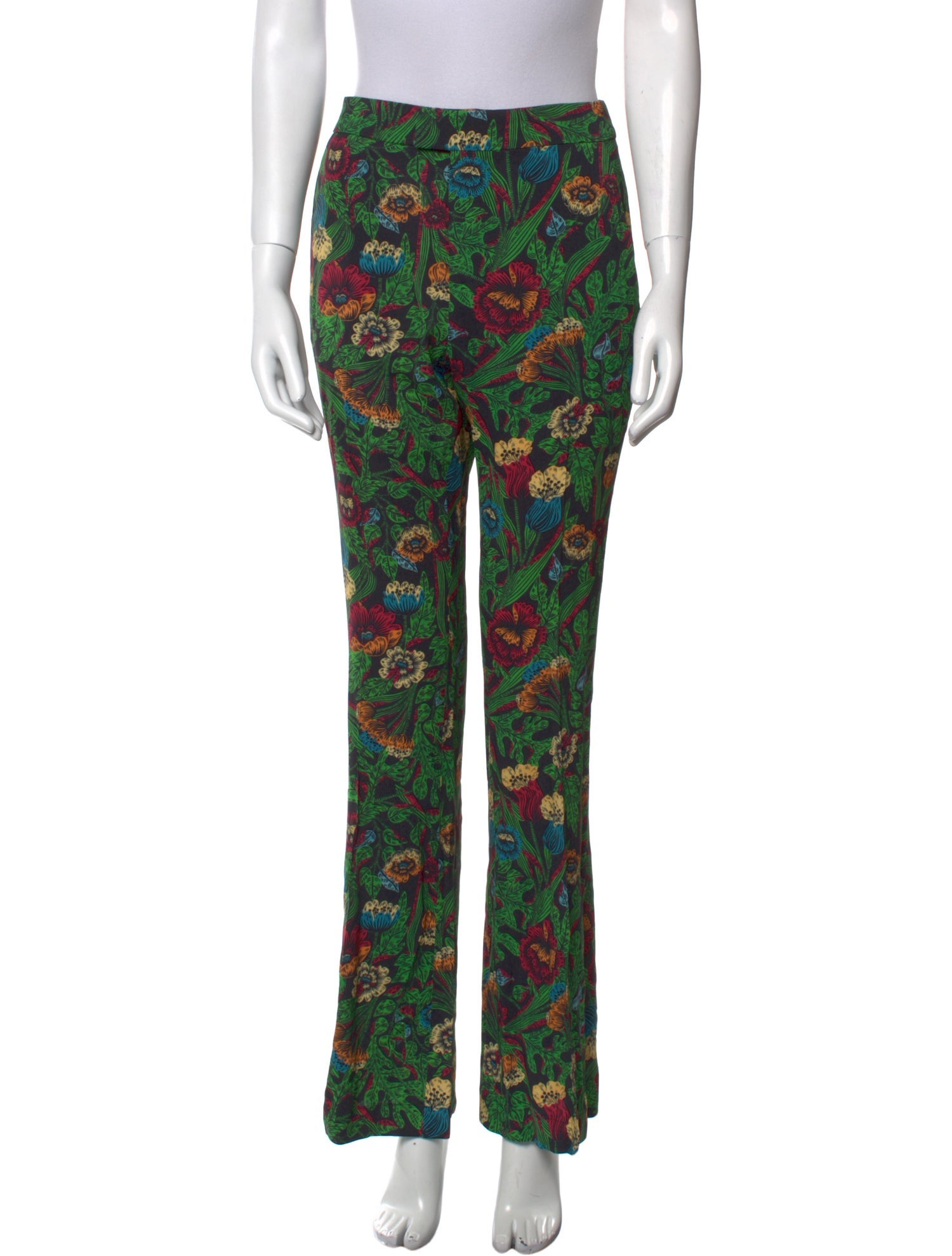 La DoubleJ Floral Print Straight Leg Pants