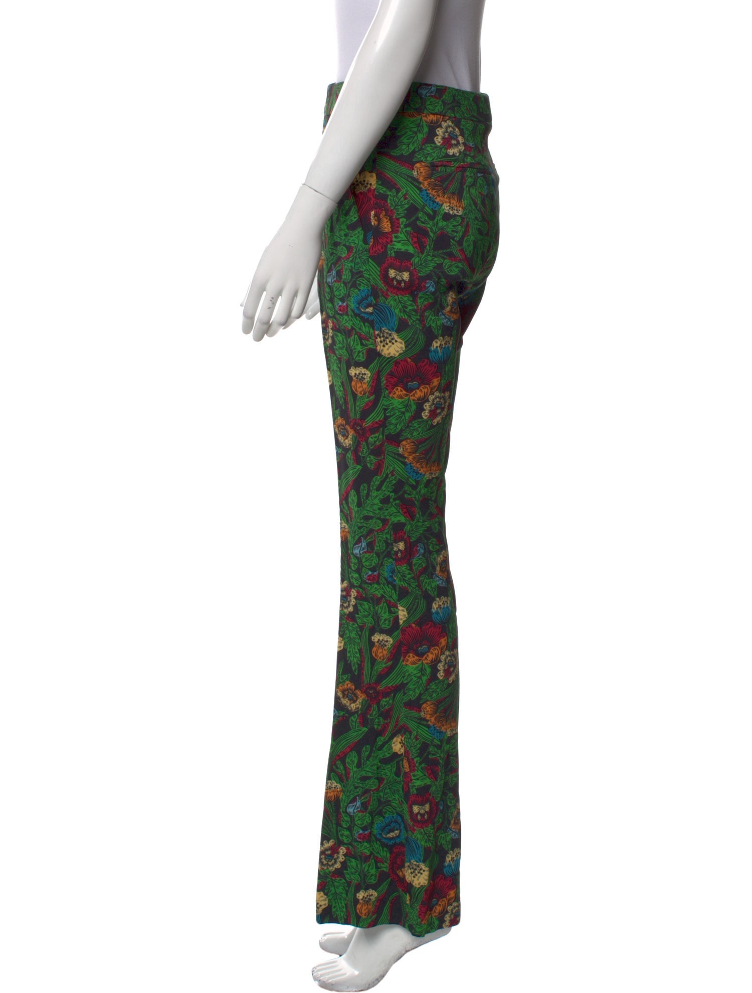 La DoubleJ Floral Print Straight Leg Pants