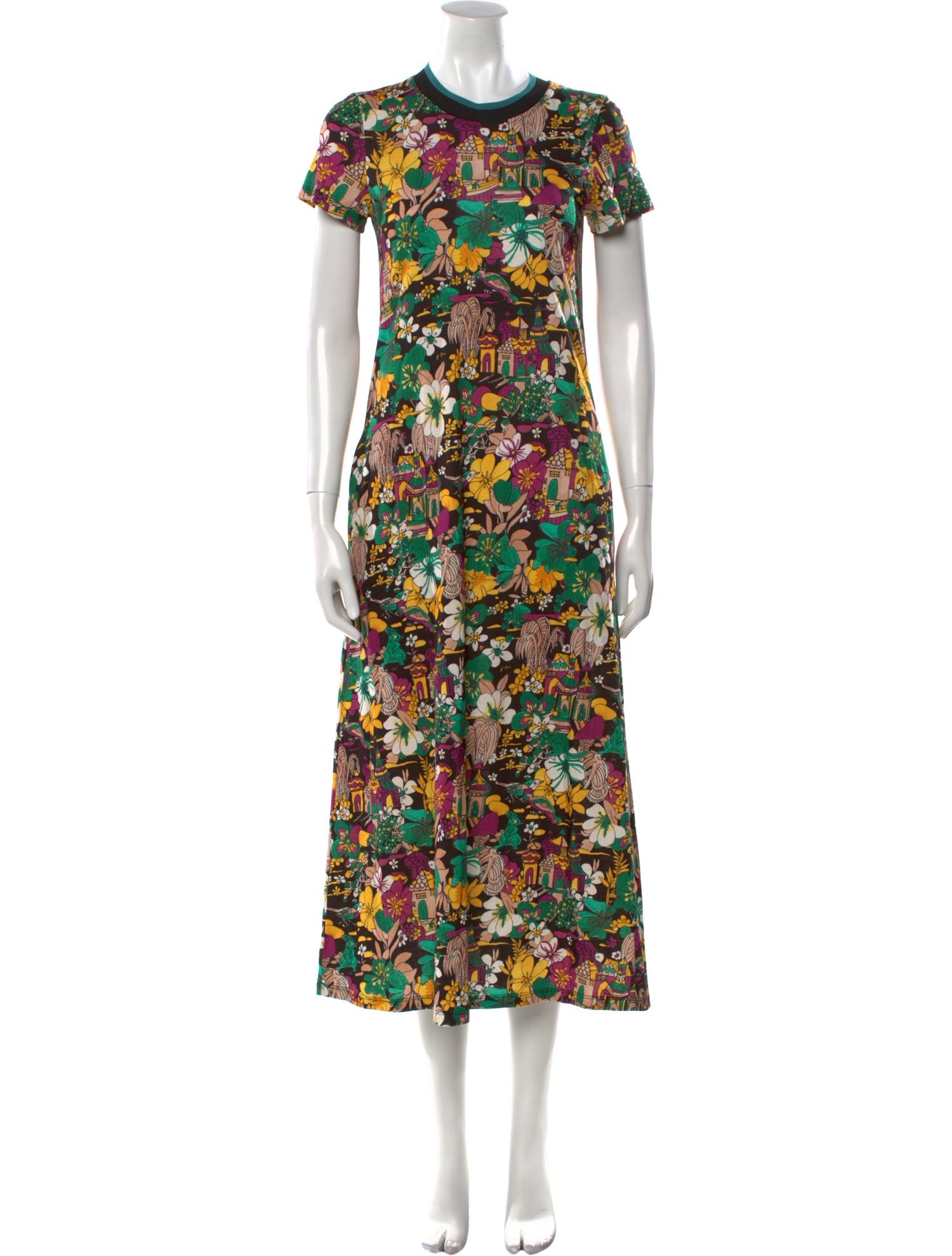 La DoubleJ Floral Print Long Dress