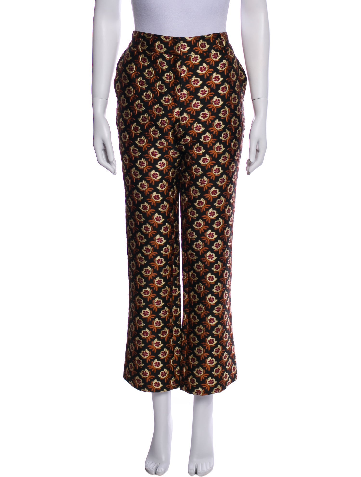 La DoubleJ Floral Print Wide Leg Pants