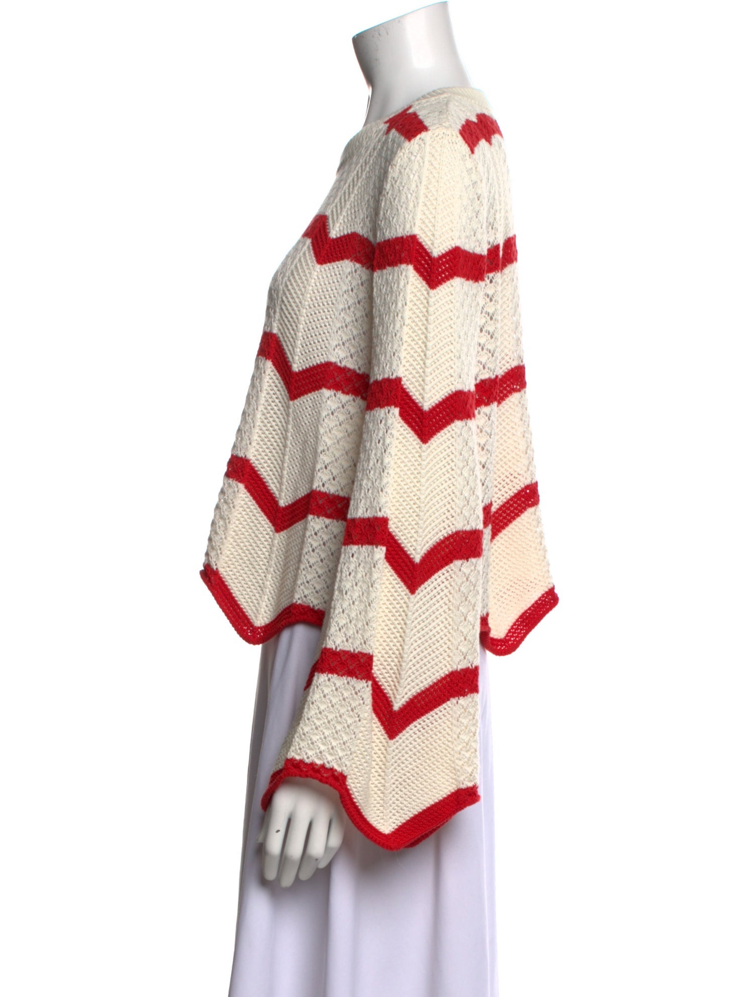 La DoubleJ Striped Crew Neck Sweater