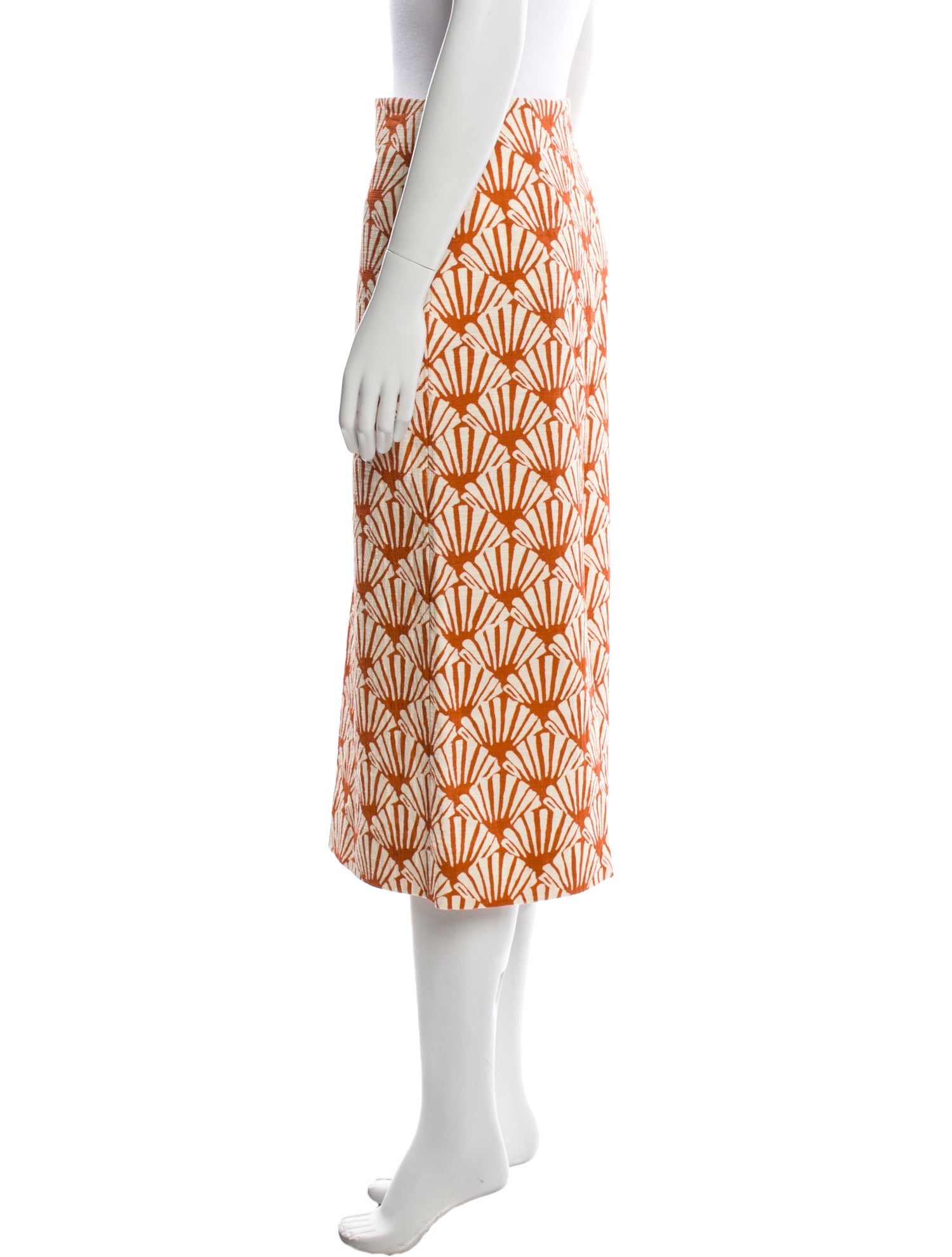 La DoubleJ Printed Midi Length Skirt