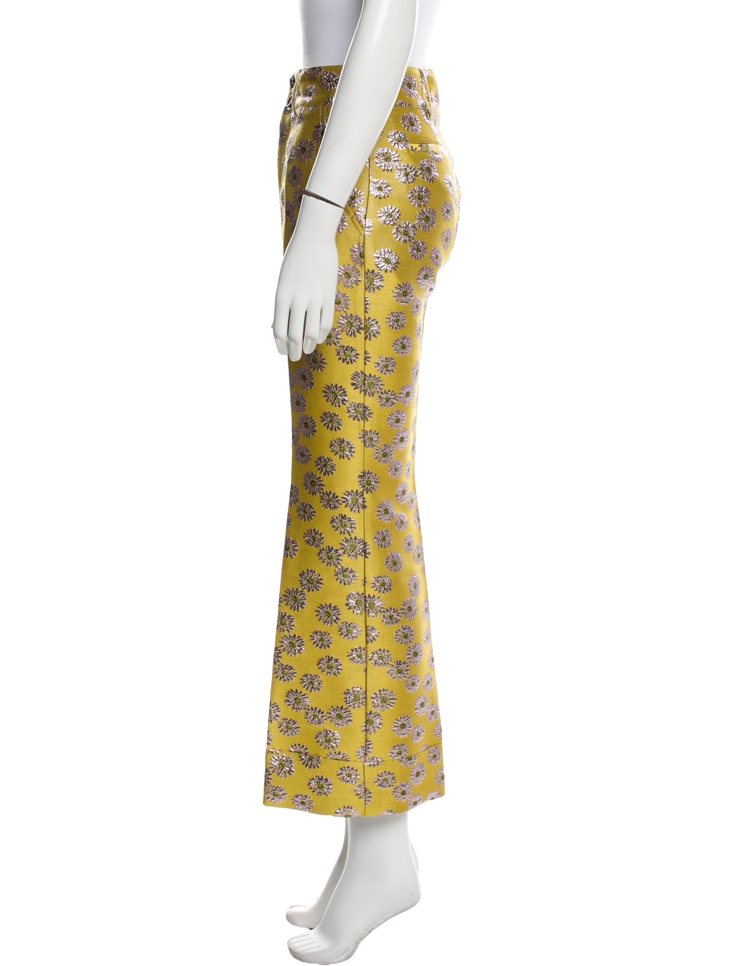 La DoubleJ Floral Print Wide Leg Pants