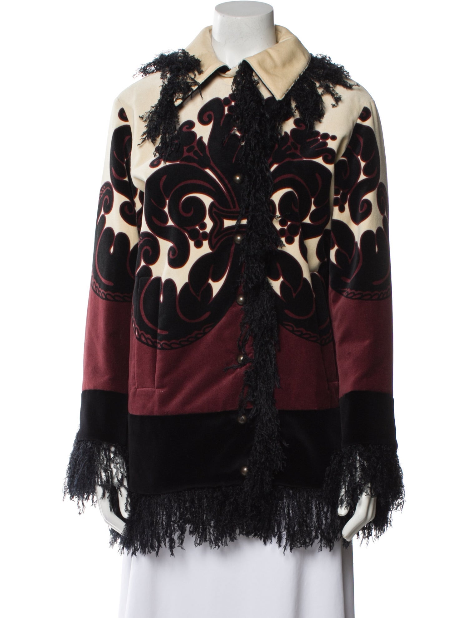 La DoubleJ Printed Faux Fur Jacket