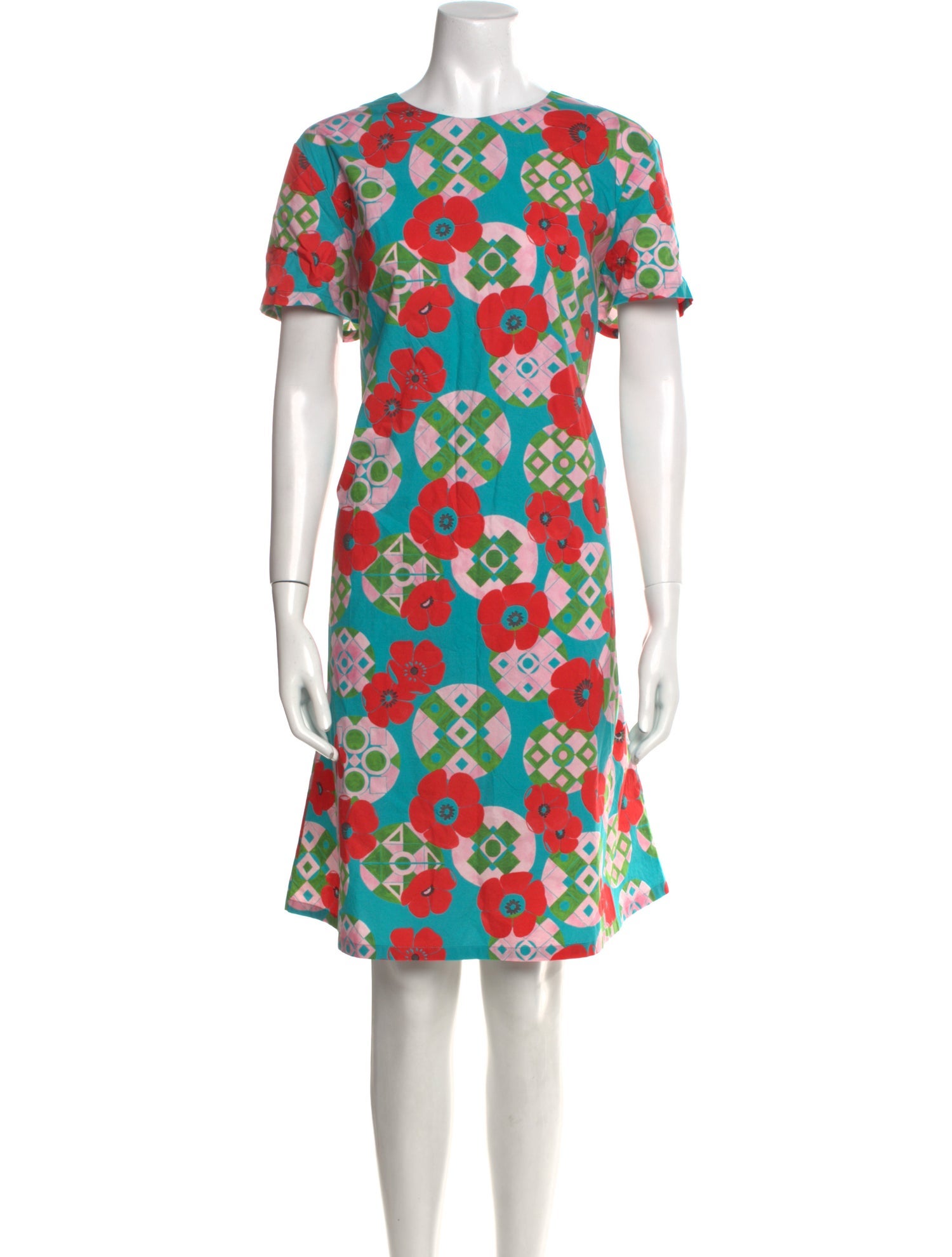 La DoubleJ Floral Print Knee-Length Dress