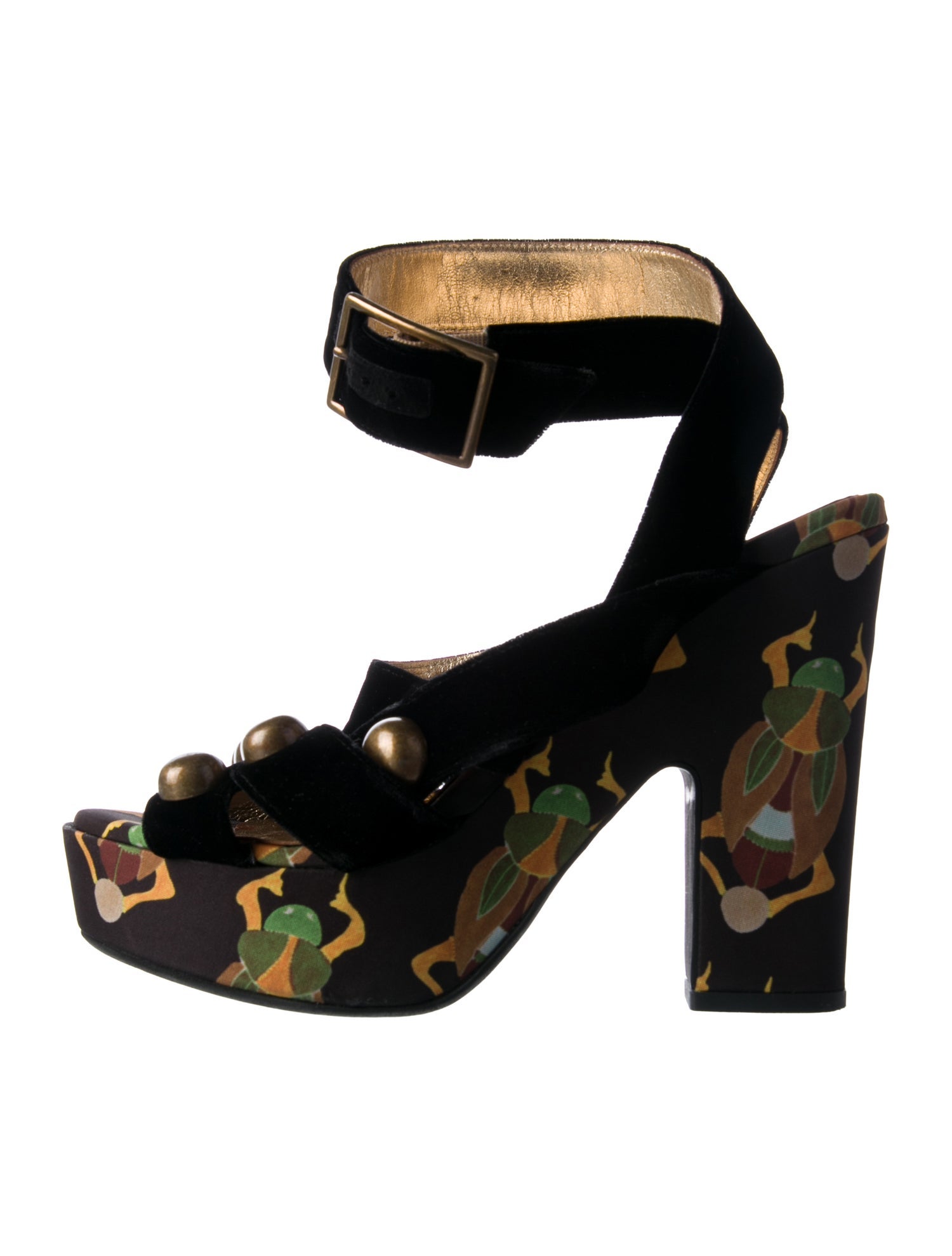 La DoubleJ Printed Sandals