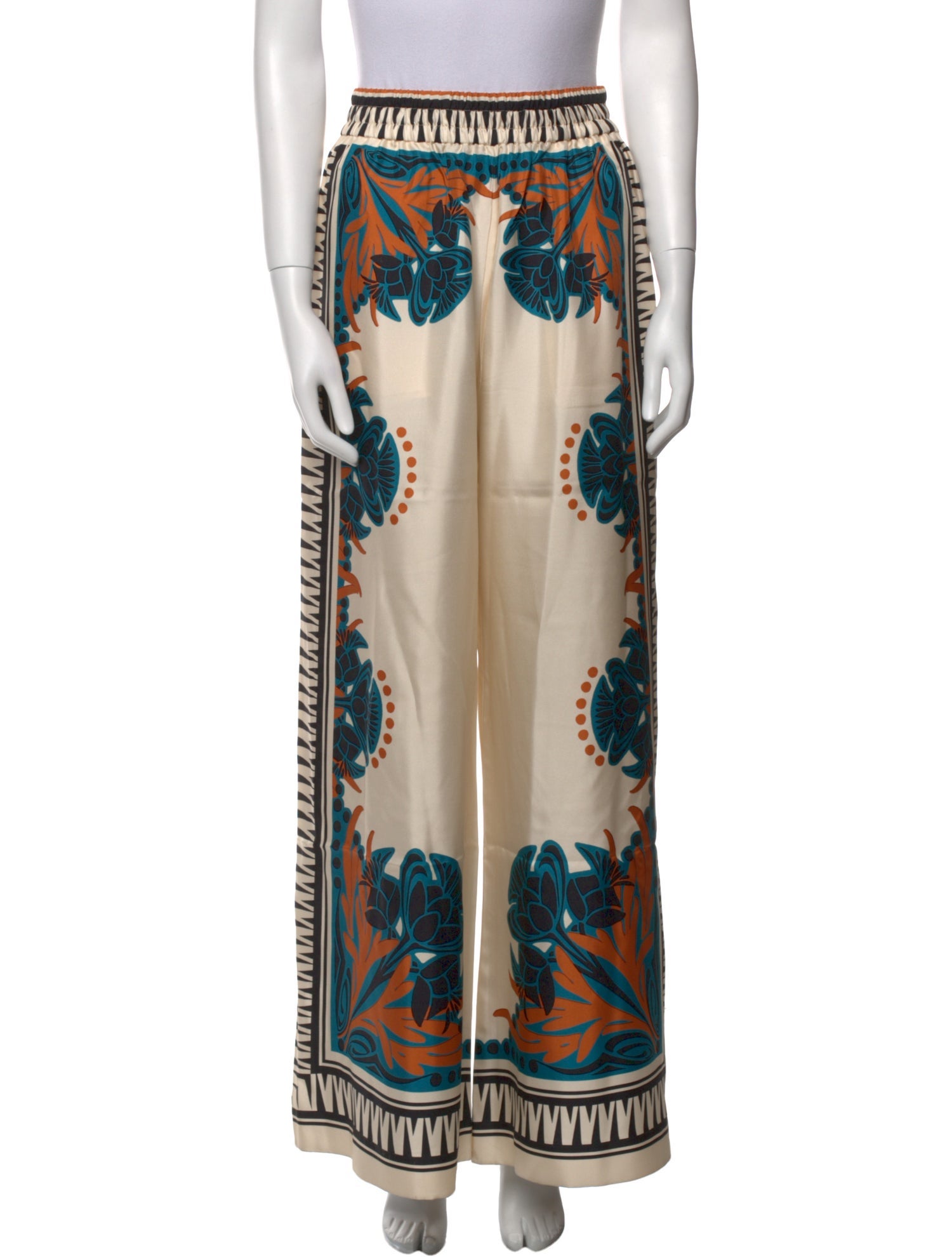 La DoubleJ Silk Wide Leg Pants