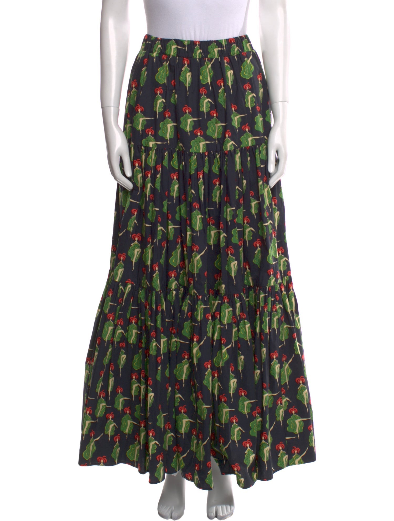 La DoubleJ Printed Long Skirt