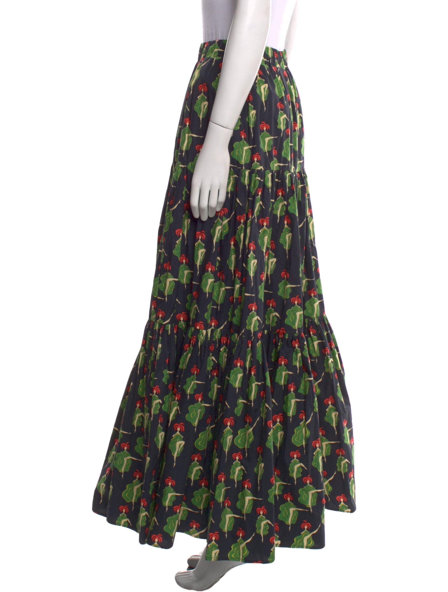 La DoubleJ Printed Long Skirt