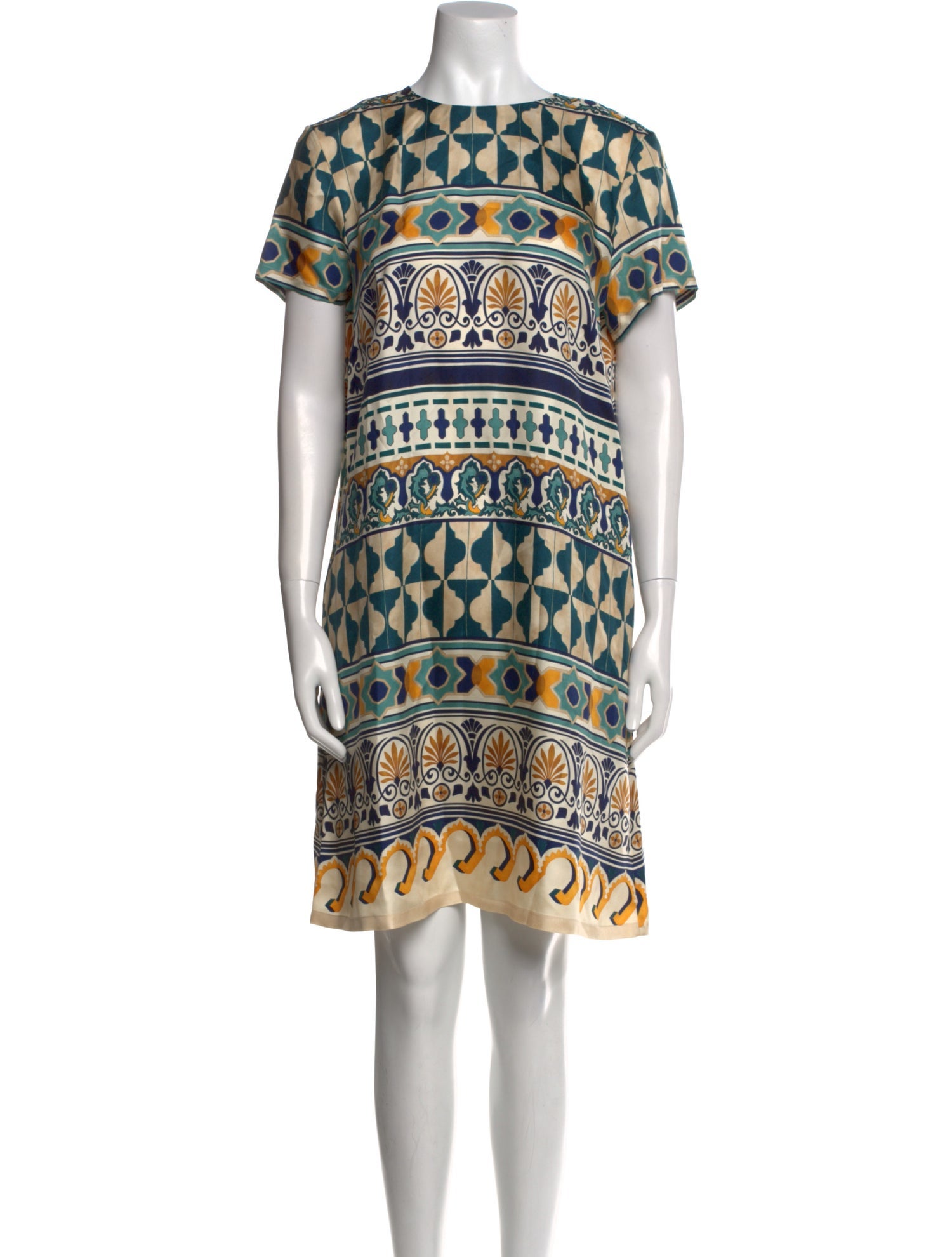 La DoubleJ Silk Knee-Length Dress