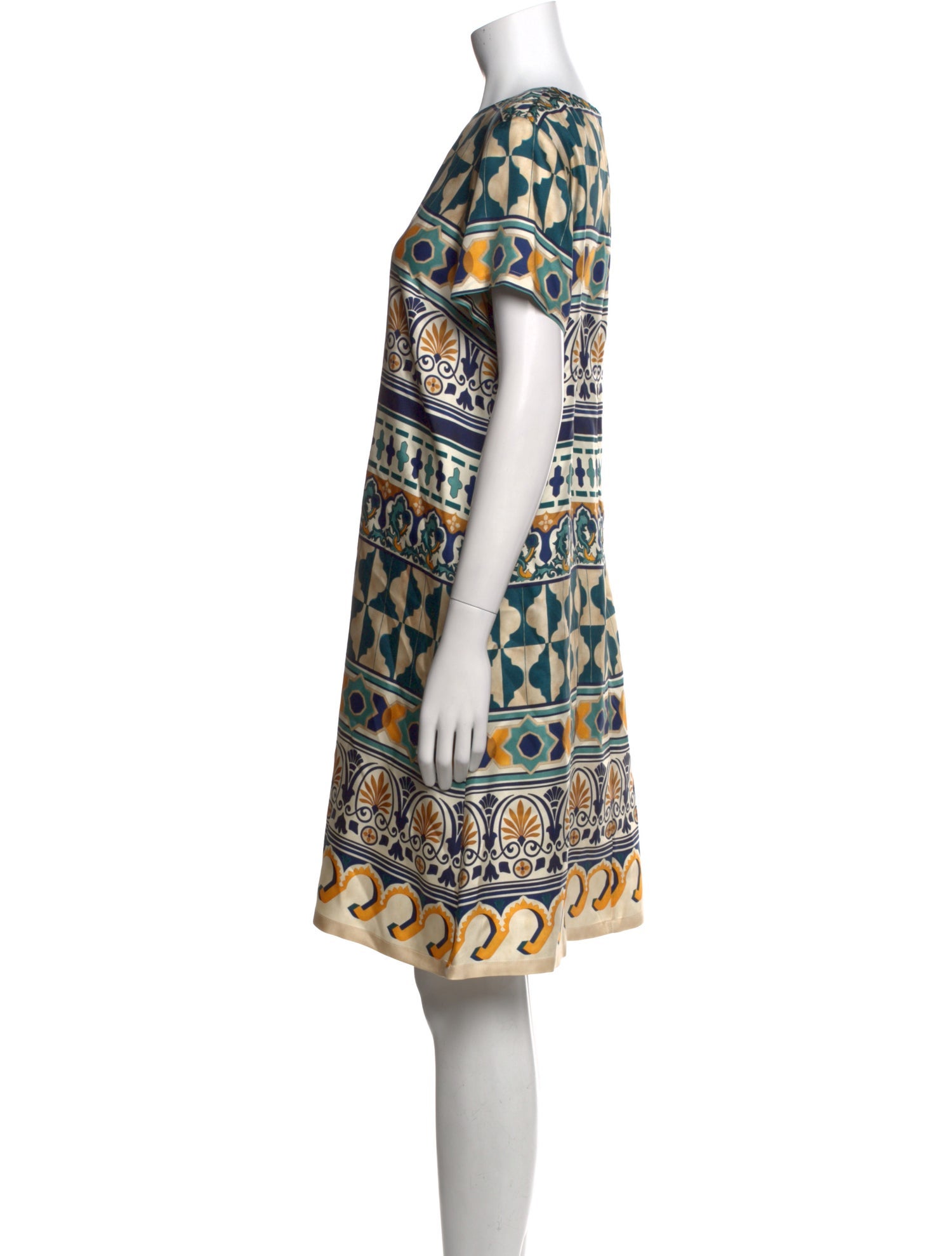 La DoubleJ Silk Knee-Length Dress