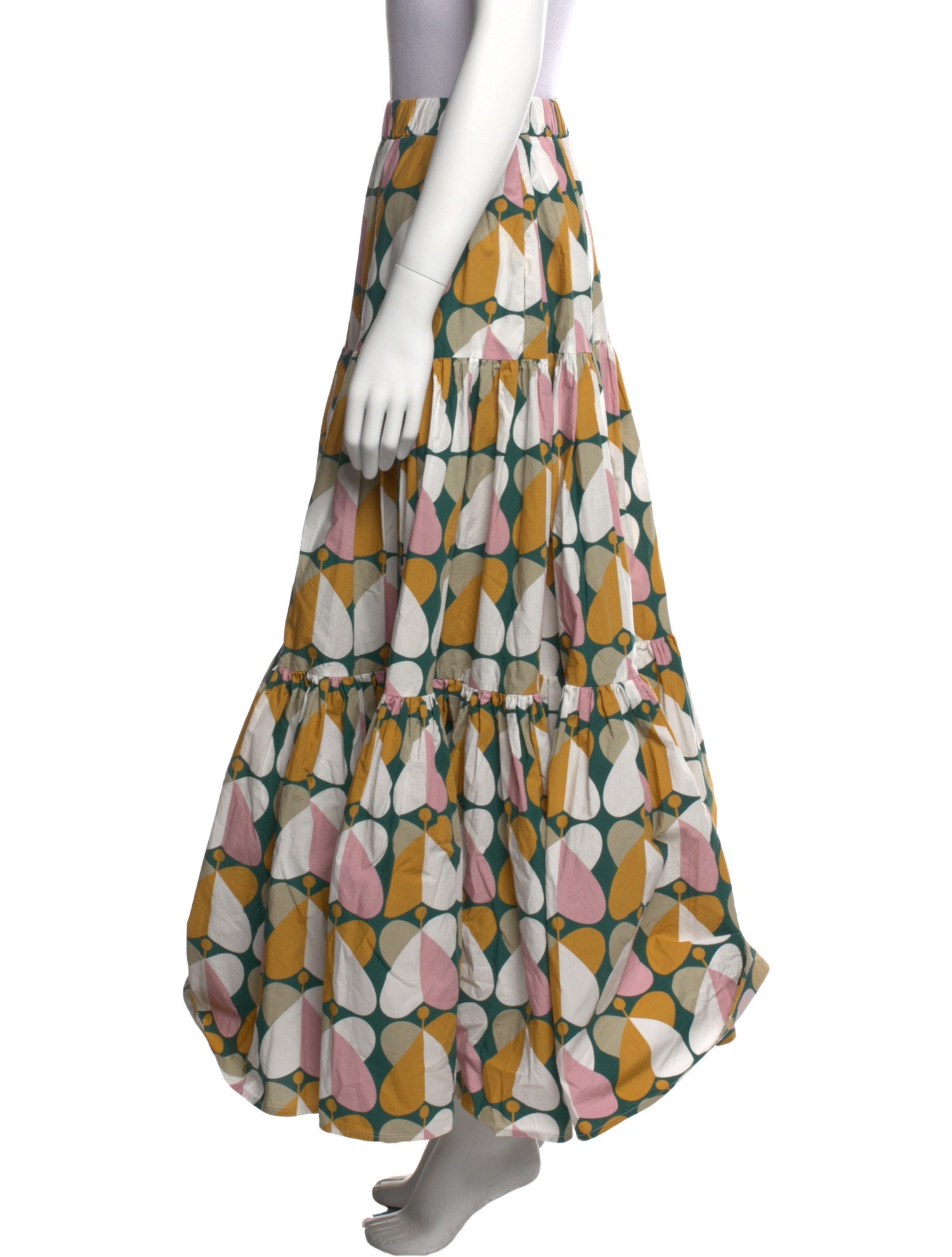 La DoubleJ Printed Midi Length Skirt