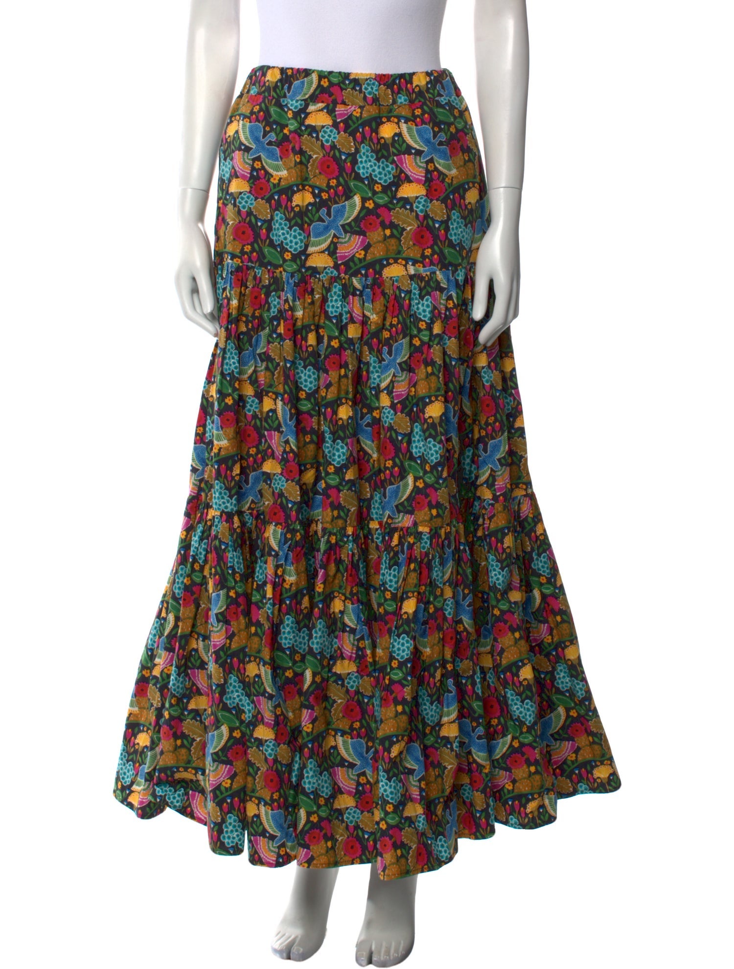 La DoubleJ Floral Print Long Skirt