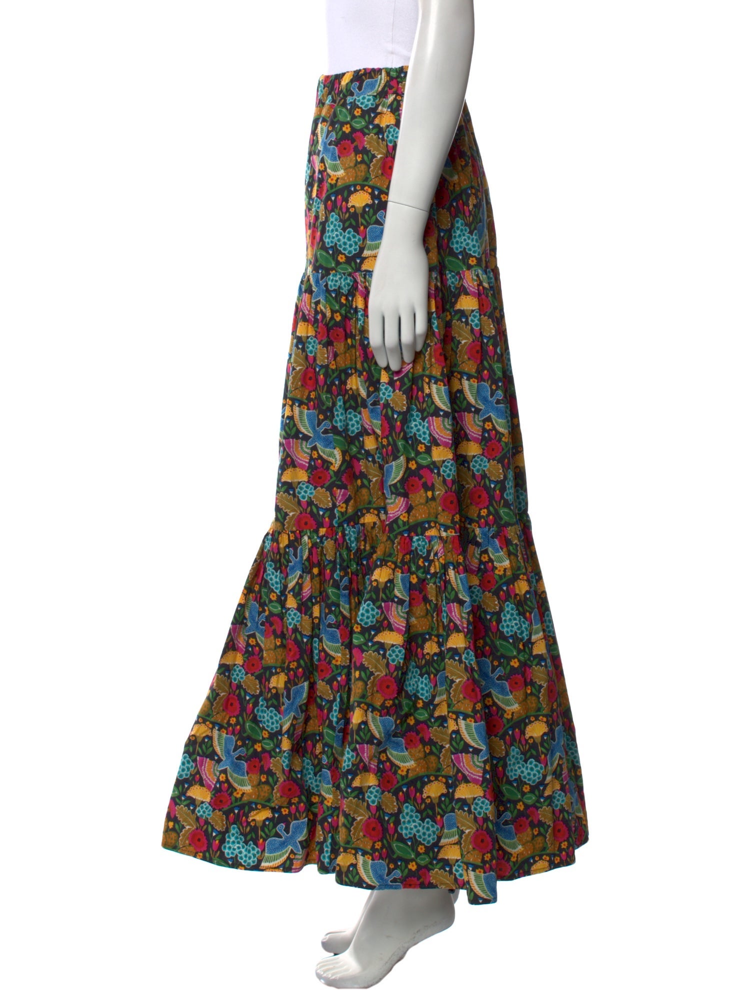 La DoubleJ Floral Print Long Skirt