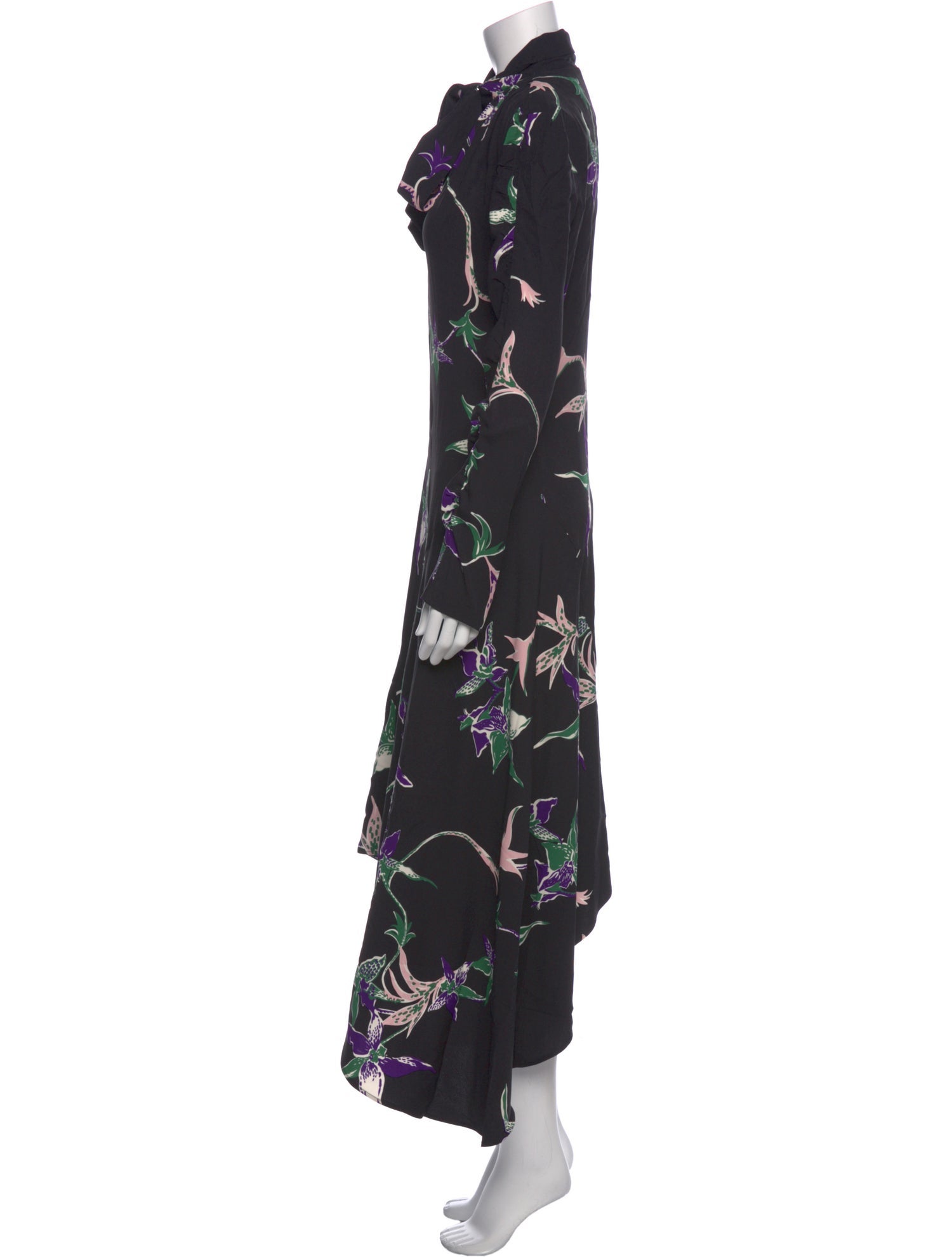 La DoubleJ Floral Print Long Dress w/ Tags