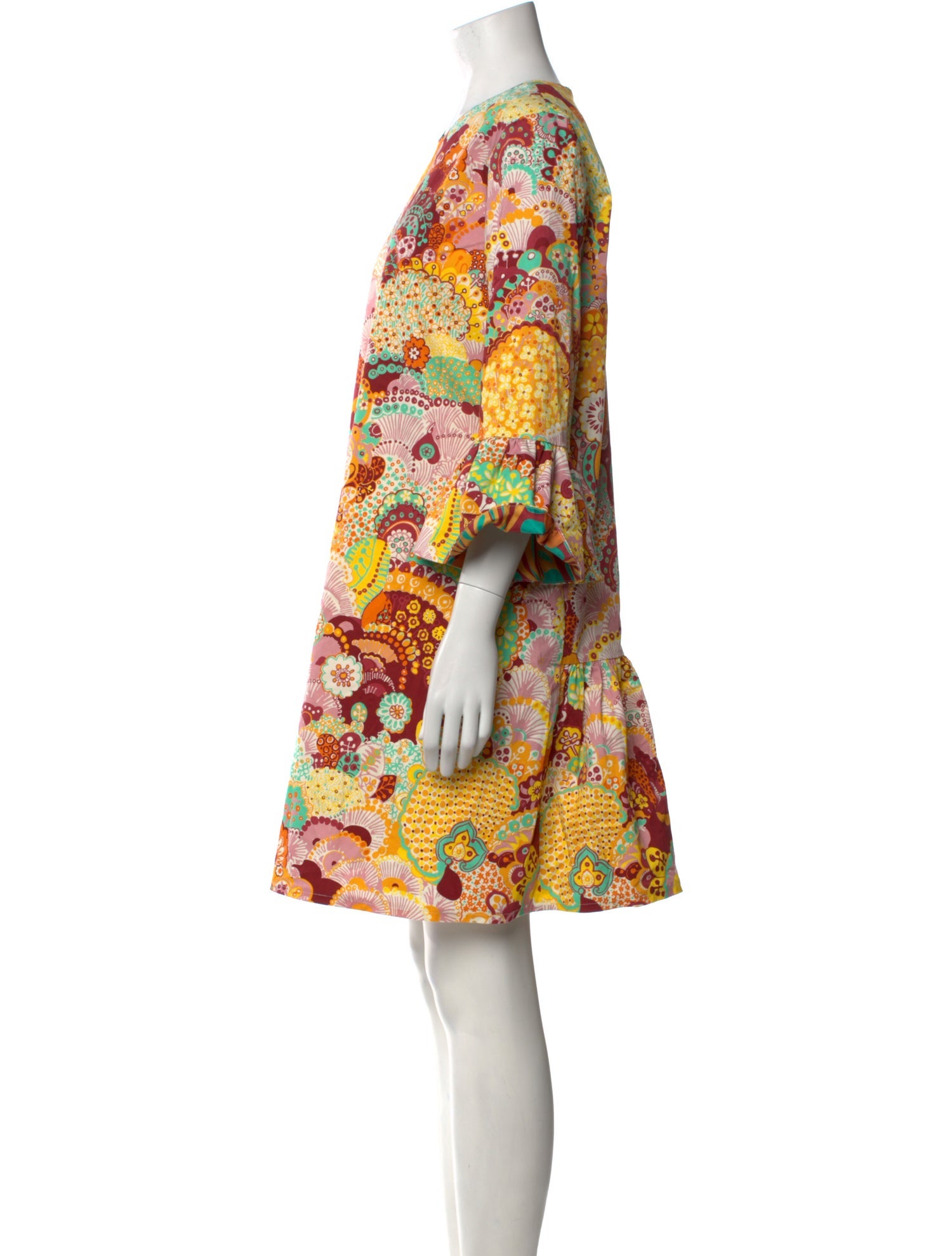 La DoubleJ Printed Mini Dress