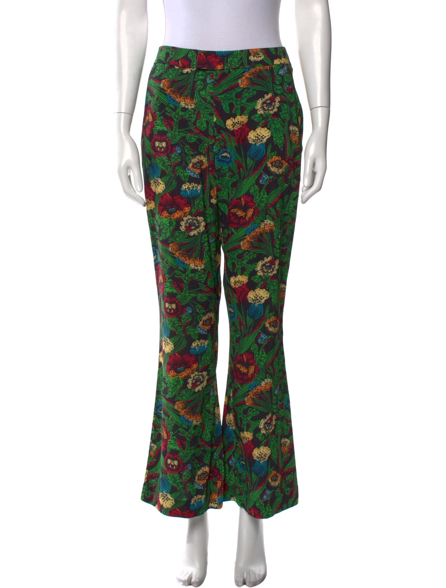 La DoubleJ Floral Print Wide Leg Pants
