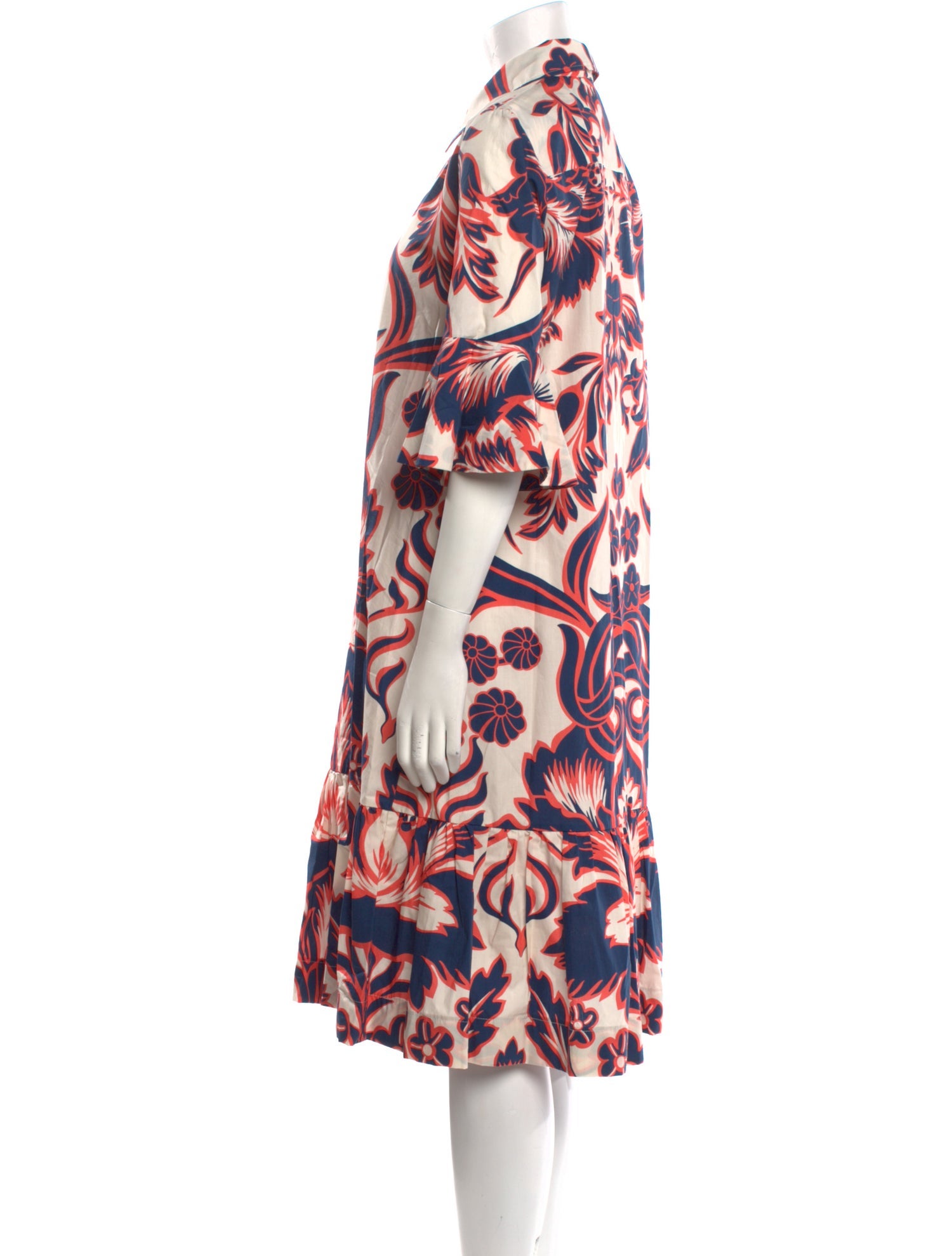 La DoubleJ Floral Print Knee-Length Dress