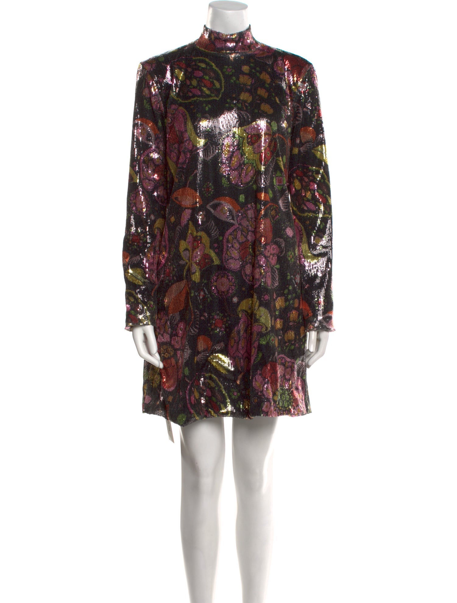 La DoubleJ Floral Print Mini Dress