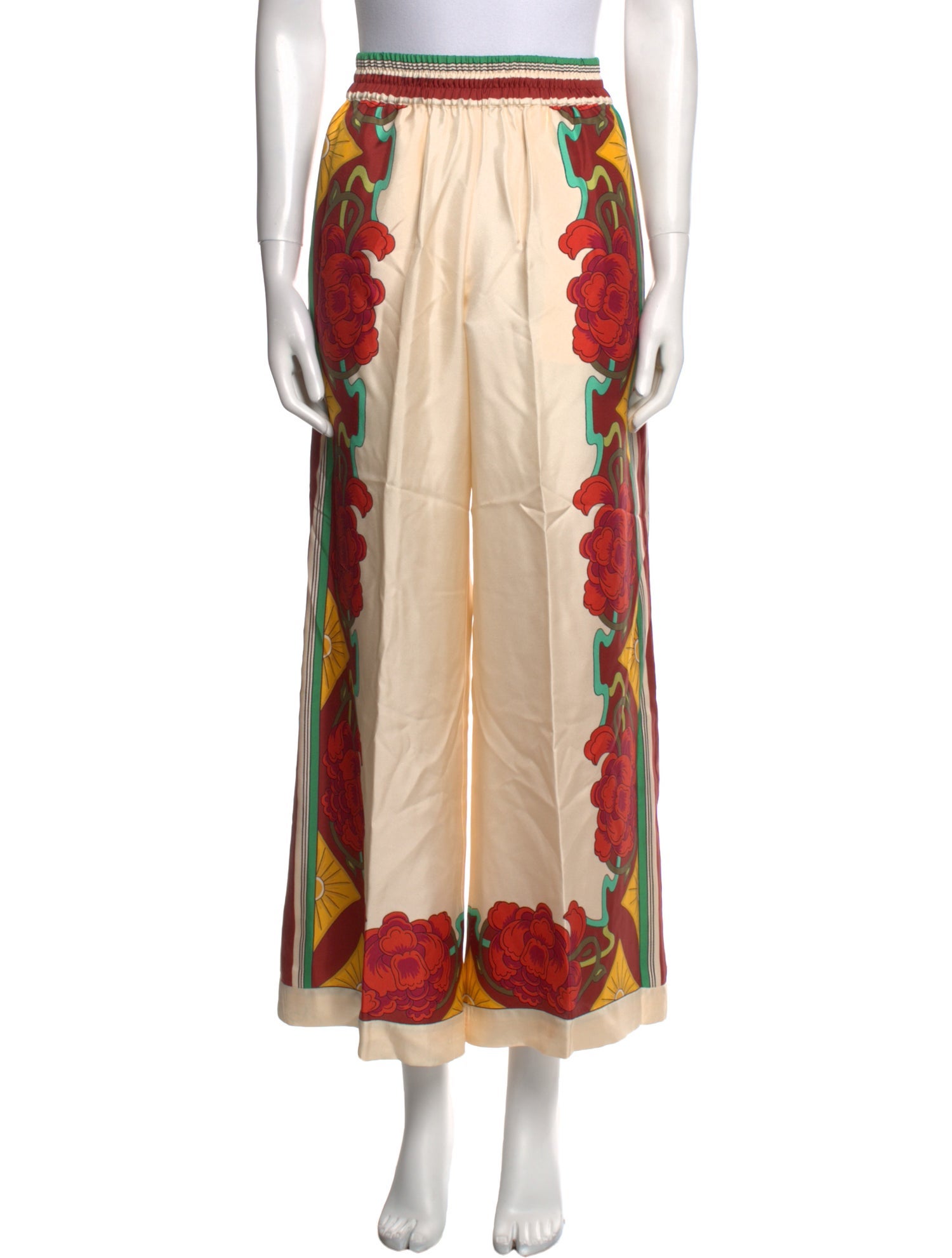 La DoubleJ Silk Wide Leg Pants