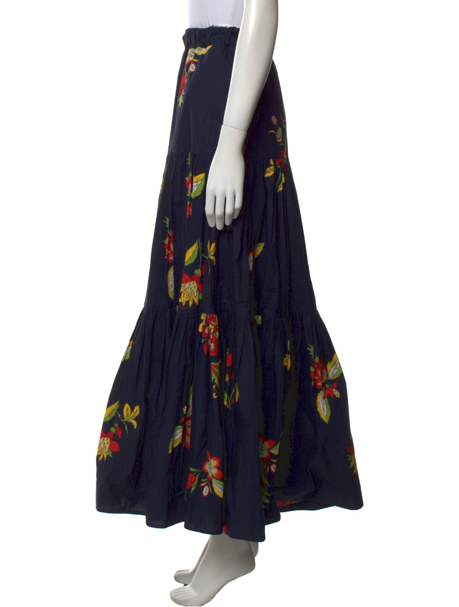 La DoubleJ Floral Print Long Skirt