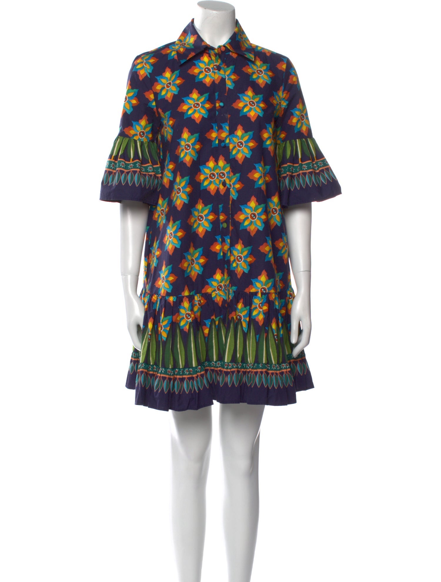 La DoubleJ Printed Mini Dress