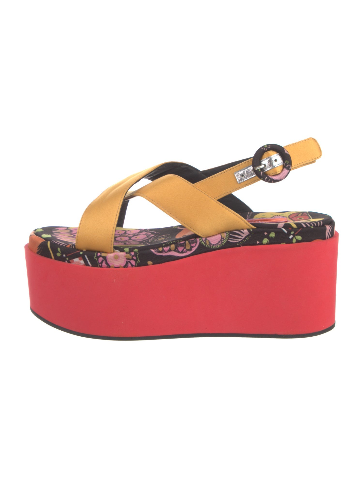 La DoubleJ Satin Slingback Sandals