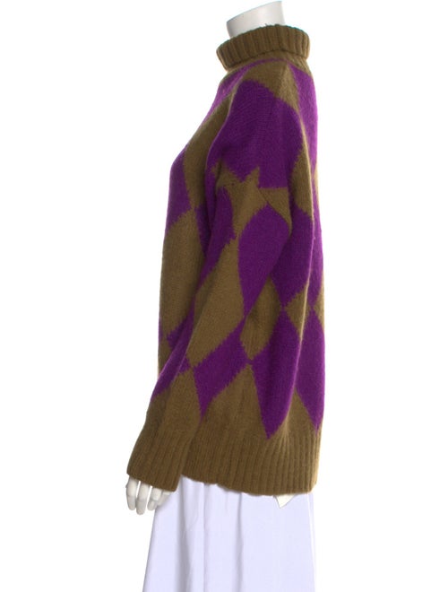 La DoubleJ Printed Turtleneck Sweater